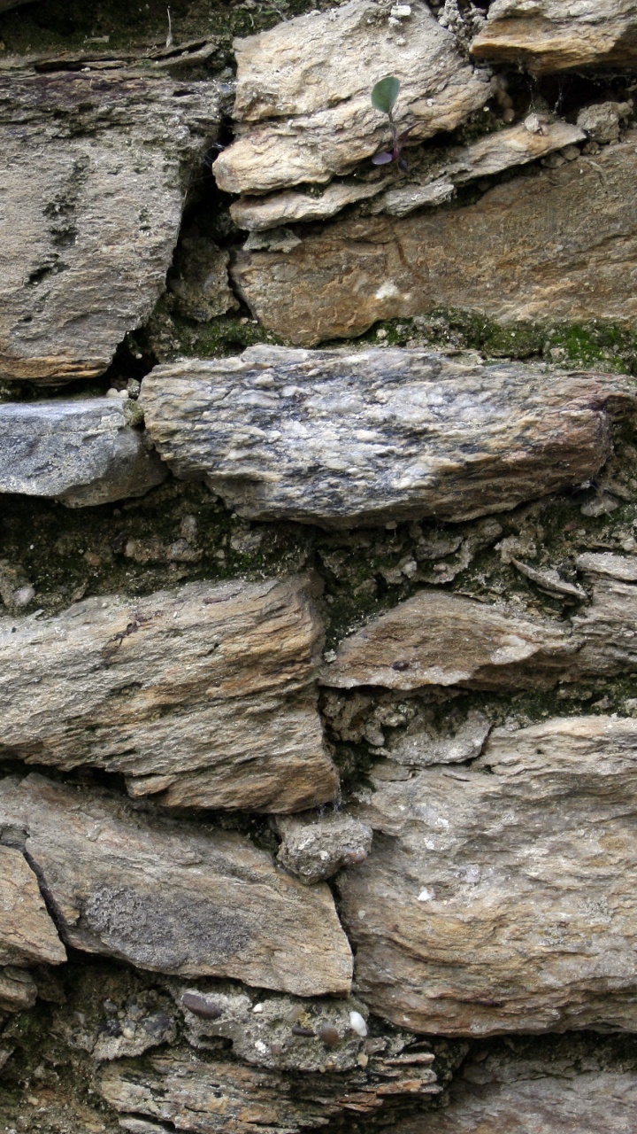 Braune Und Graue Felsformation. Wallpaper in 720x1280 Resolution