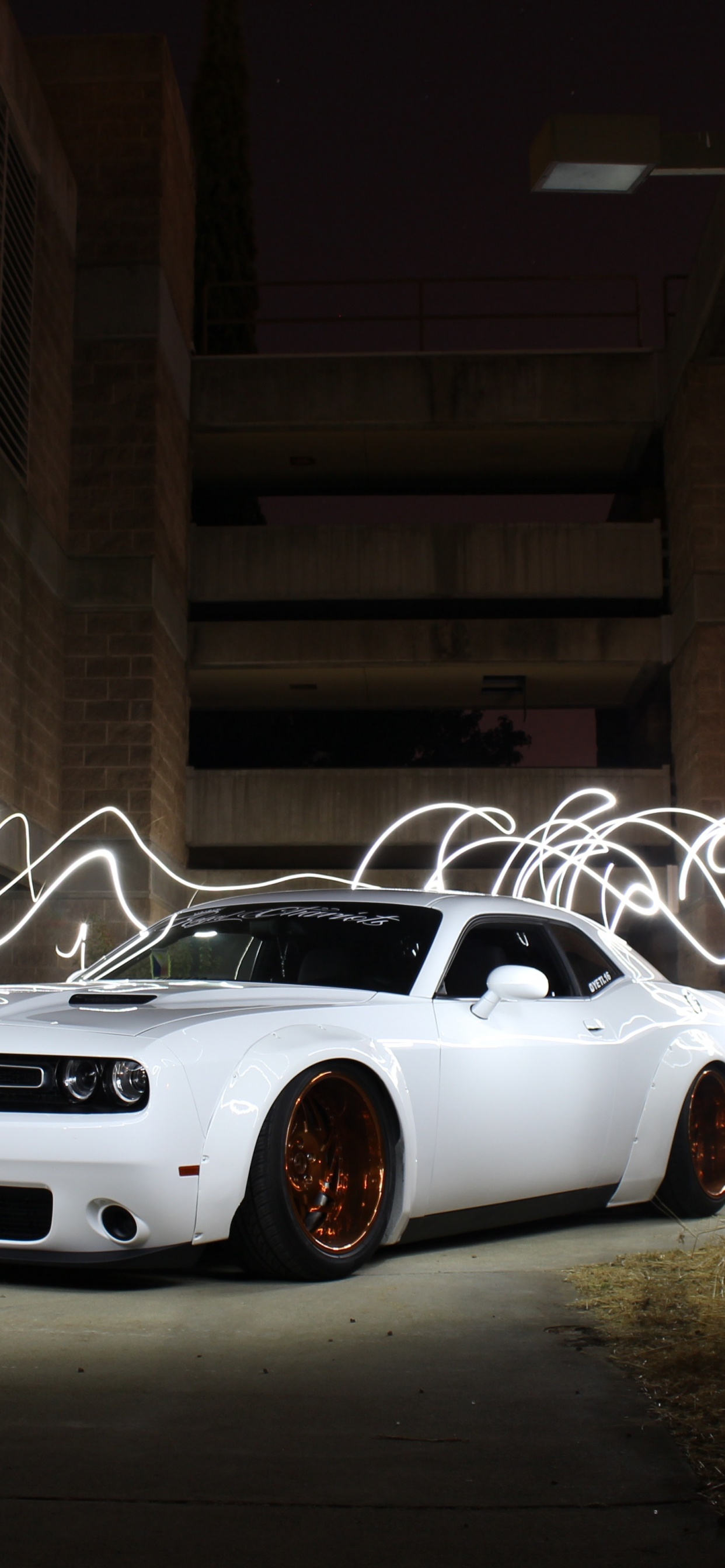 Car, Dodge Challenger, Sportwagen, Tire, Rad. Wallpaper in 1242x2688 Resolution