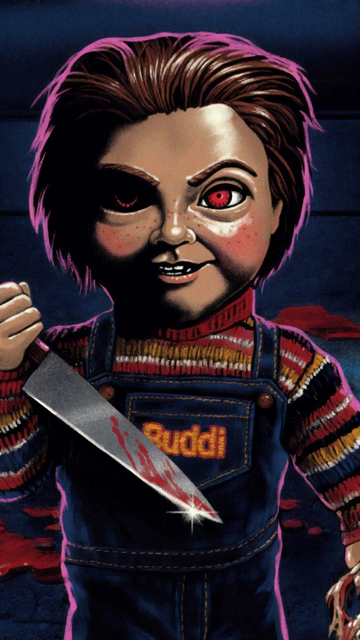 Femme en Veste en Jean Bleu Tenant la Peinture au Couteau. Wallpaper in 720x1280 Resolution