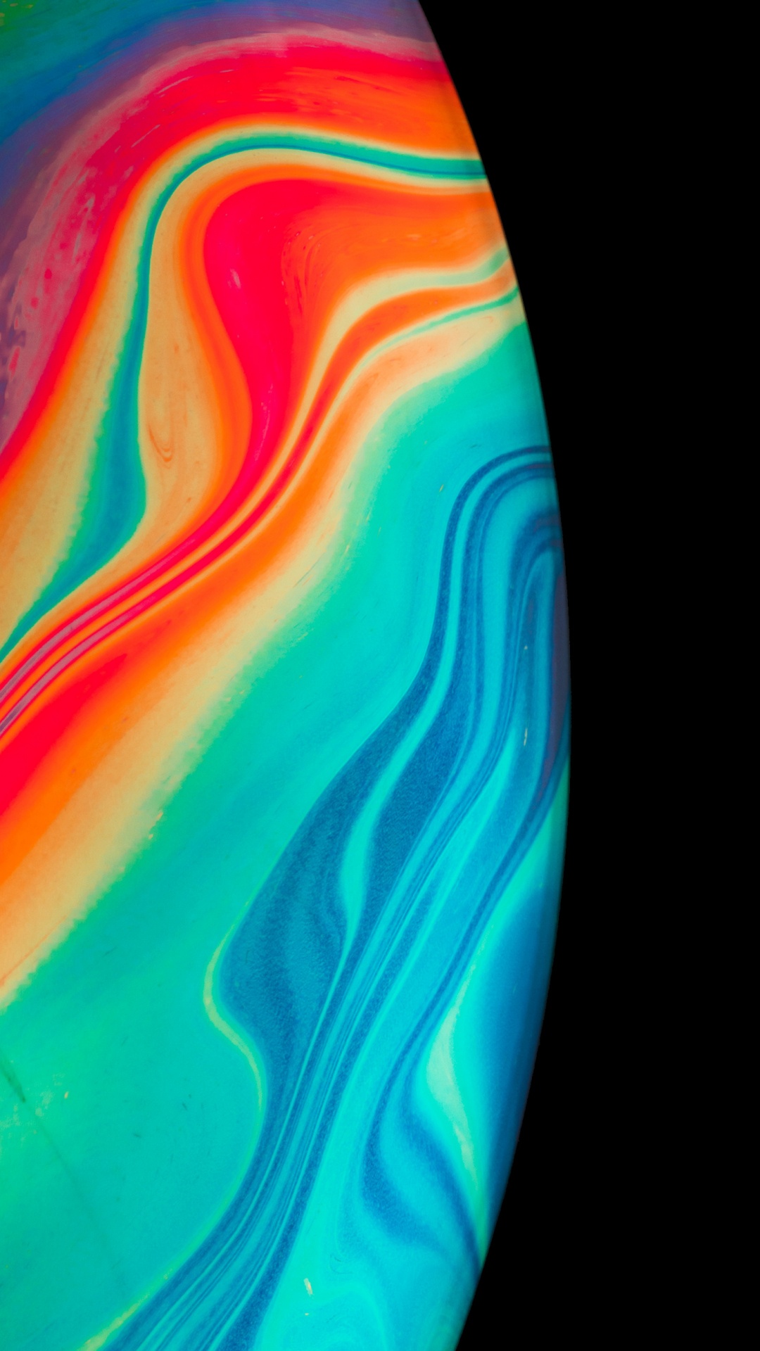 Orange, Kunst, Acrylfarbe, Wasser, Flüssigkeit. Wallpaper in 1080x1920 Resolution