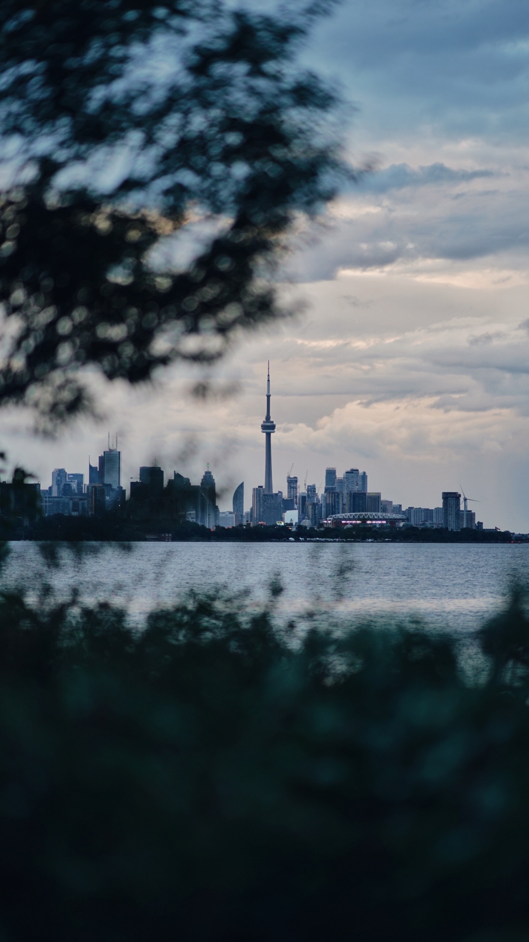 City Skyline Across Body of Water During Daytime. Wallpaper in 1080x1920 Resolution