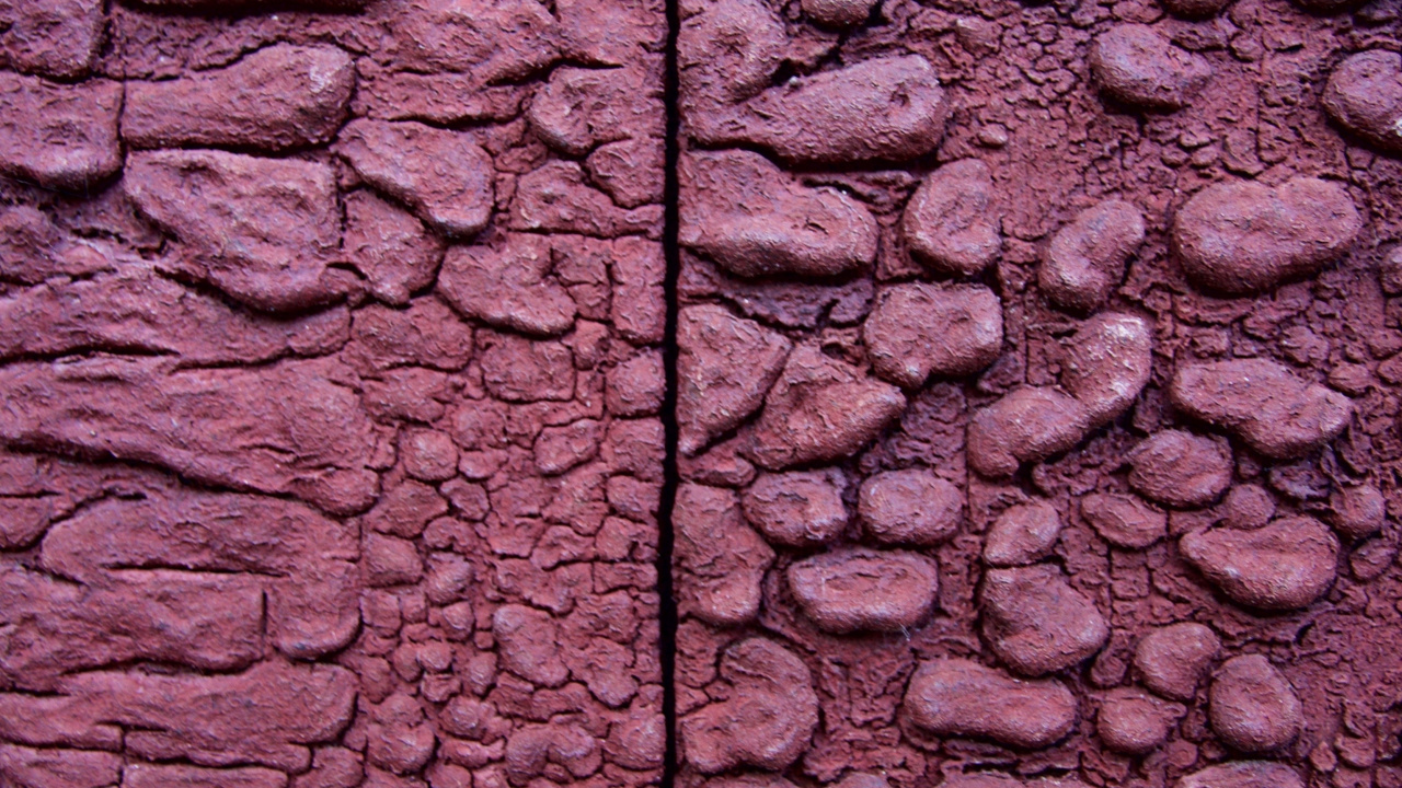 Mur de Briques Rouges et Noires. Wallpaper in 1280x720 Resolution