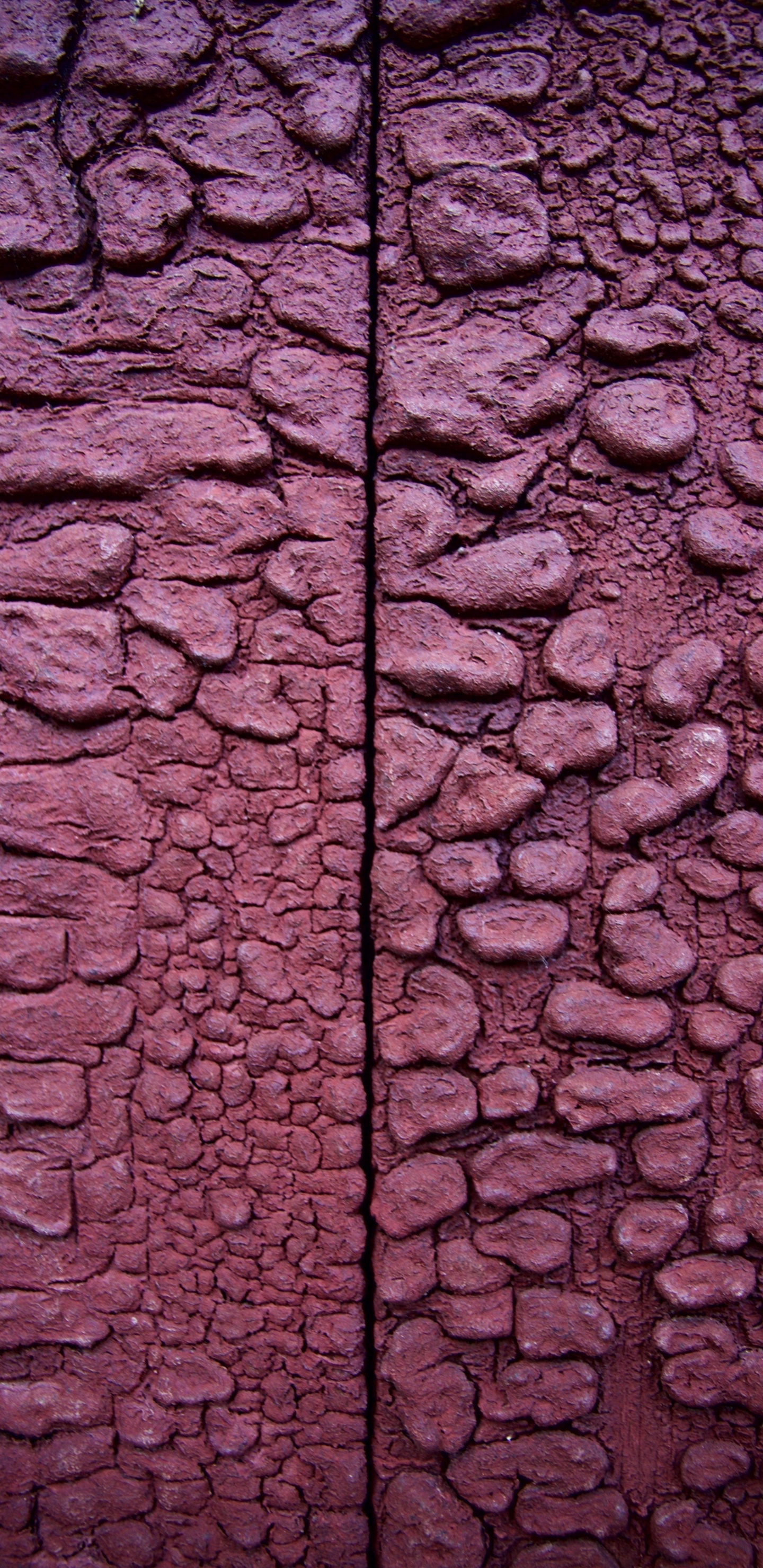 Rote Und Schwarze Mauer. Wallpaper in 1440x2960 Resolution