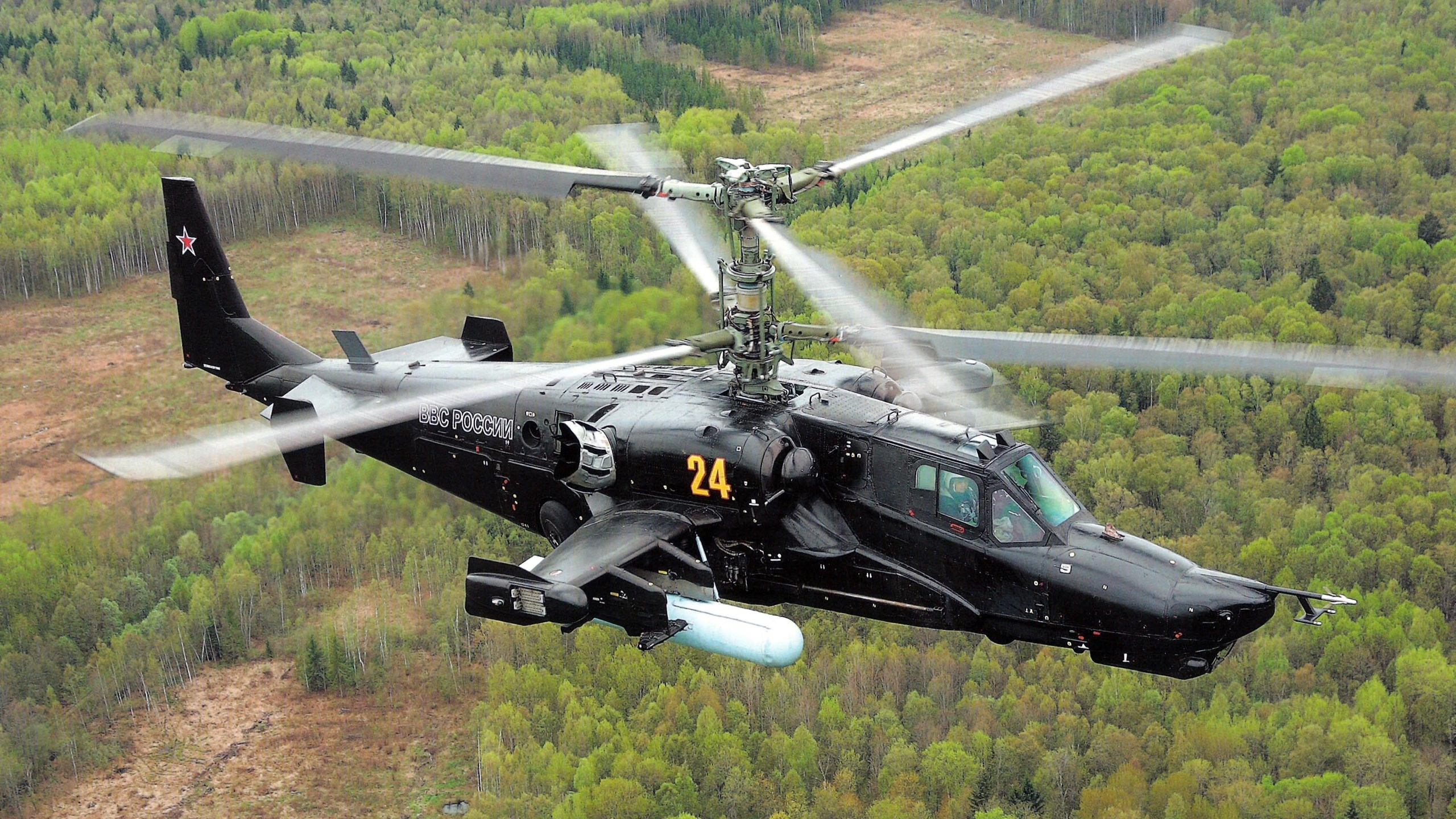 攻击直升机, 卡莫夫, 武装直升机, 直升机, 直升机转子的 壁纸 2560x1440 允许