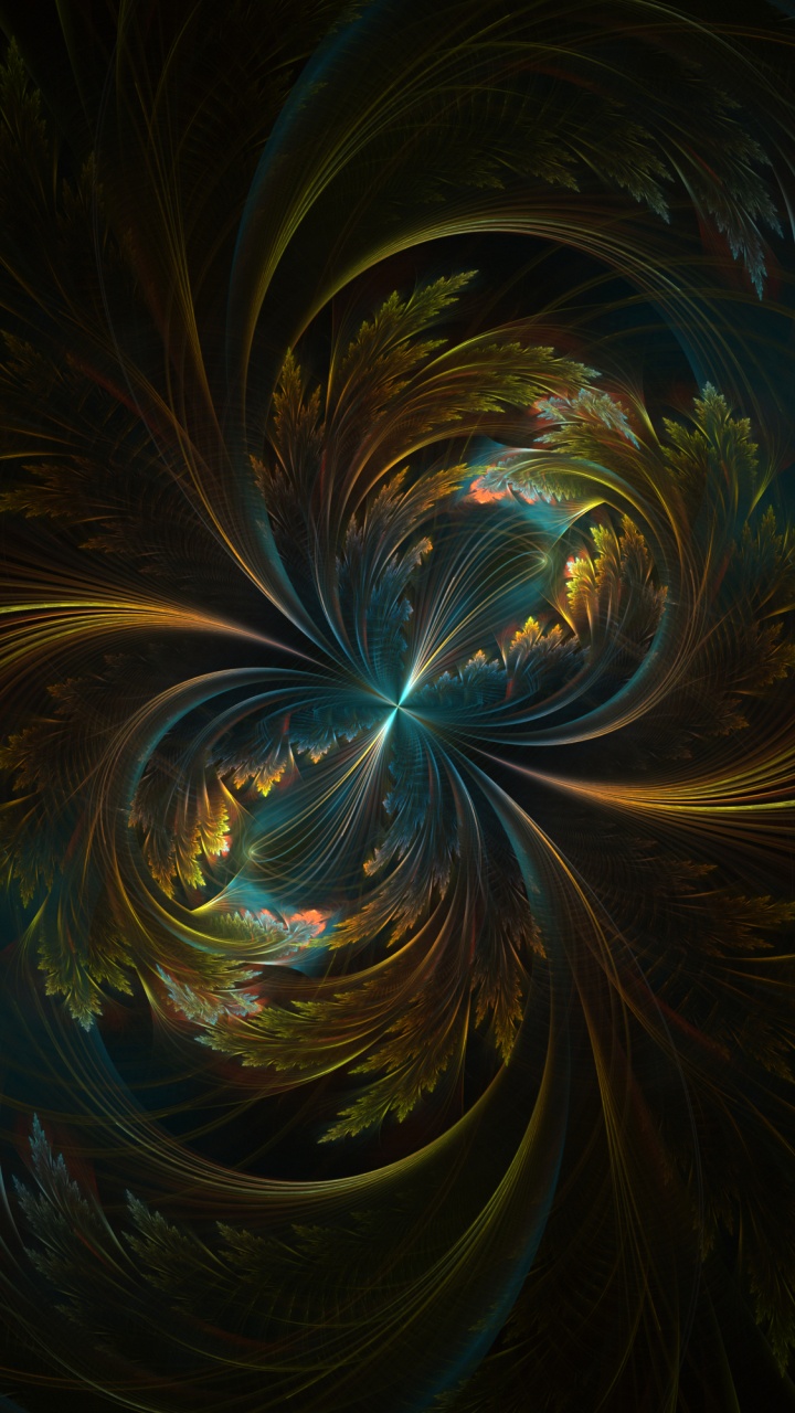 Blue Red and White Abstract Painting. Wallpaper in 720x1280 Resolution