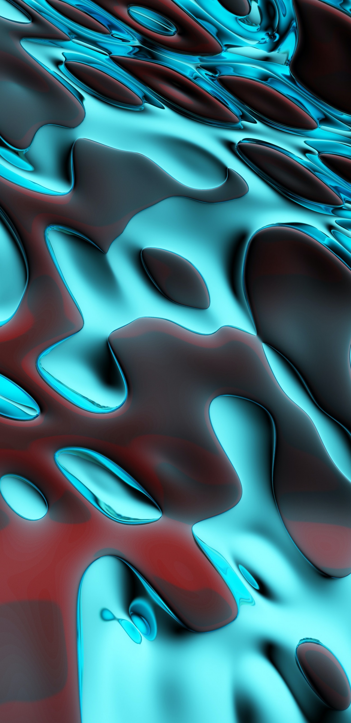 Eau, Liquid, Green, Lumière, Blue. Wallpaper in 1440x2960 Resolution