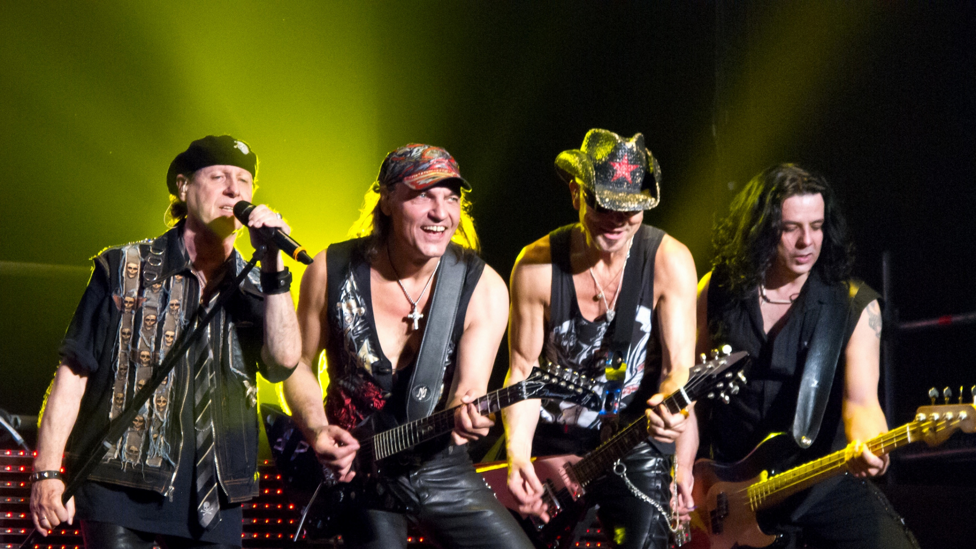 Klaus Meine, Scorpions, Rudolf Schenker, Hard Rock, Musical Ensemble. Wallpaper in 1920x1080 Resolution