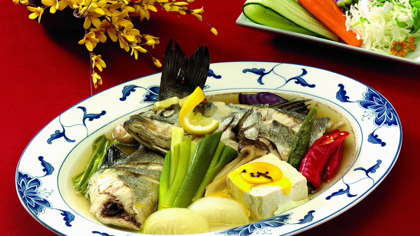 海鲜, 食品, 香料, 菜, 蔬菜 壁纸 1366x768 允许