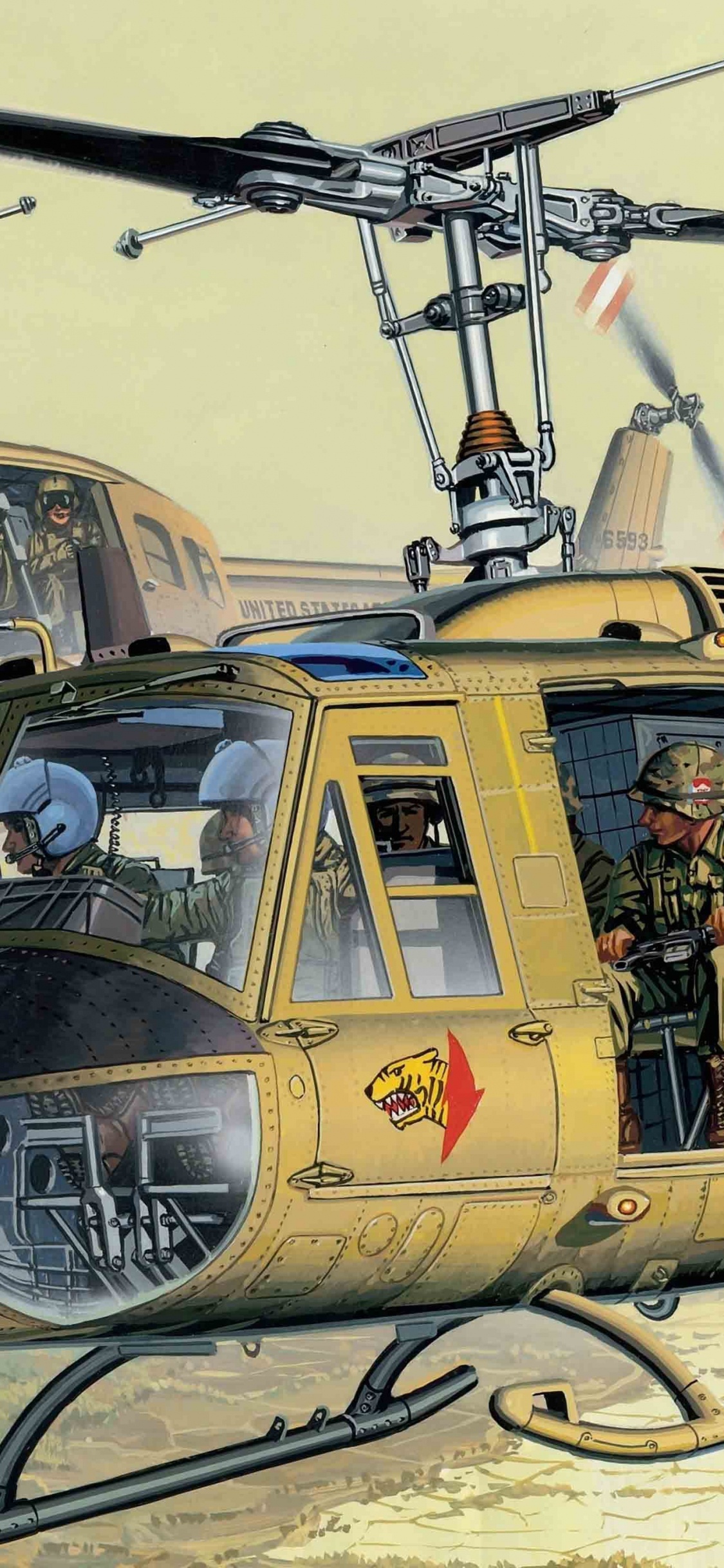 Leute, Die Auf Gelbem Und Schwarzem Zug Fahren. Wallpaper in 1125x2436 Resolution