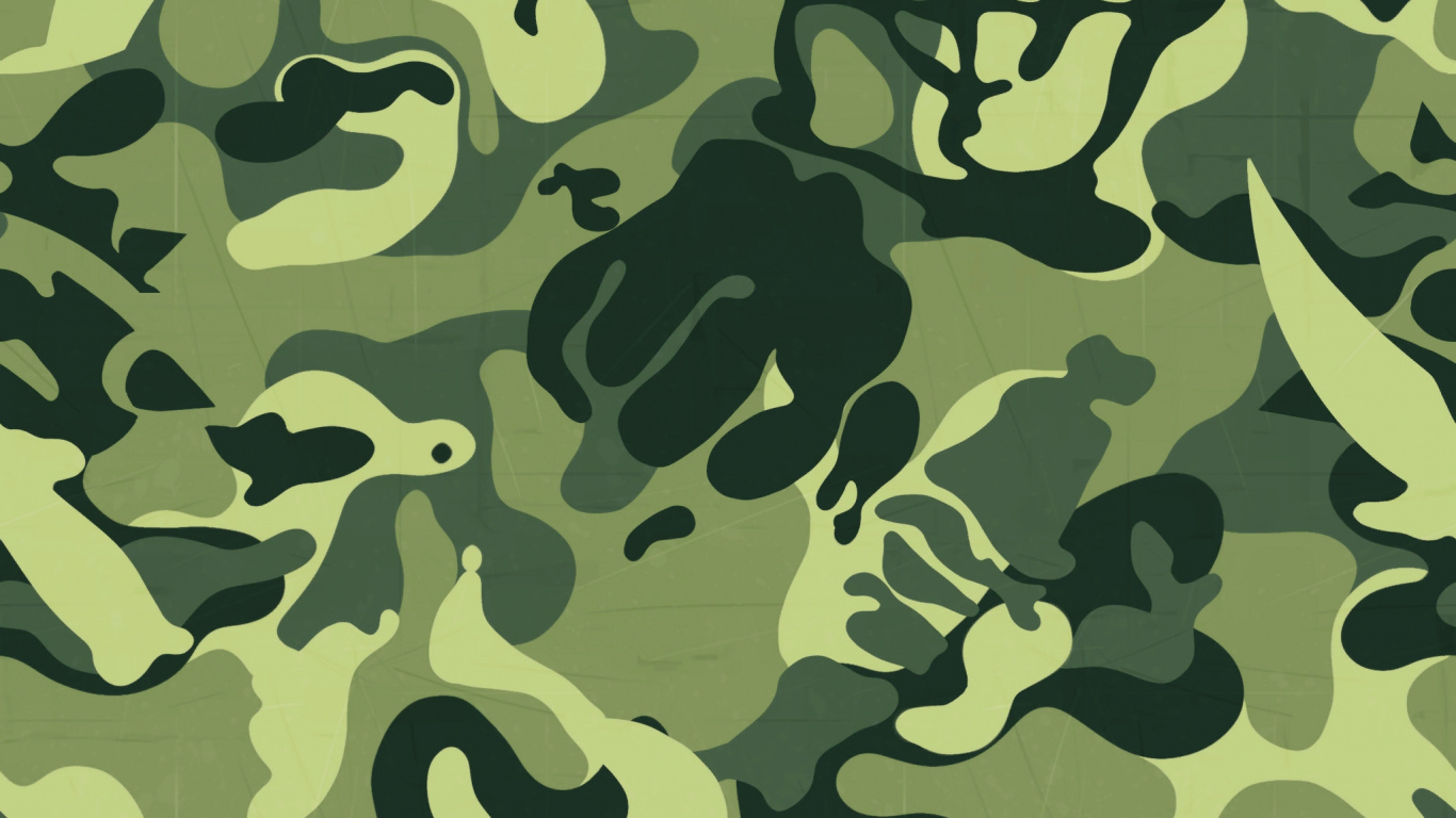 Green and Black Abstract Painting. Wallpaper in 1366x768 Resolution