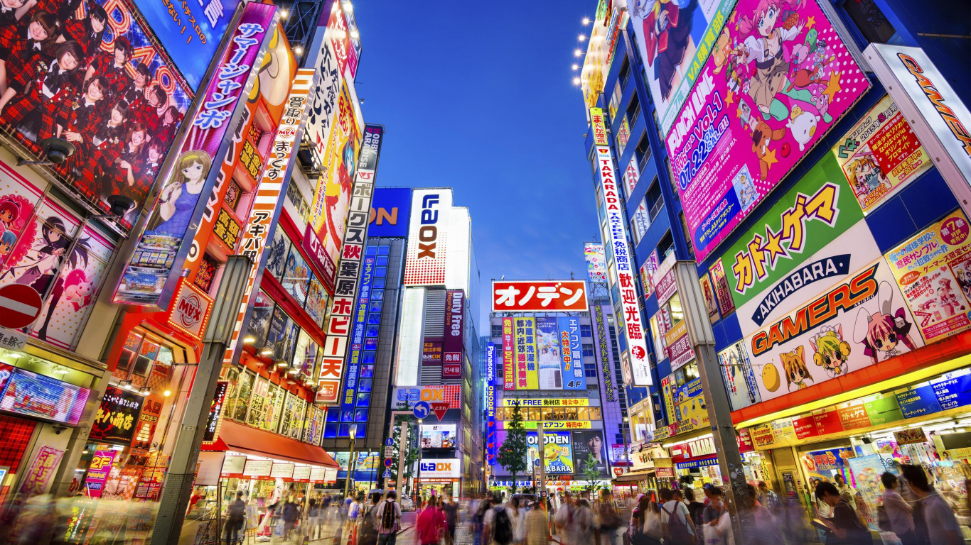 大都会, 里程碑, 城市, 集市, 旅游业 壁纸 1366x768 允许