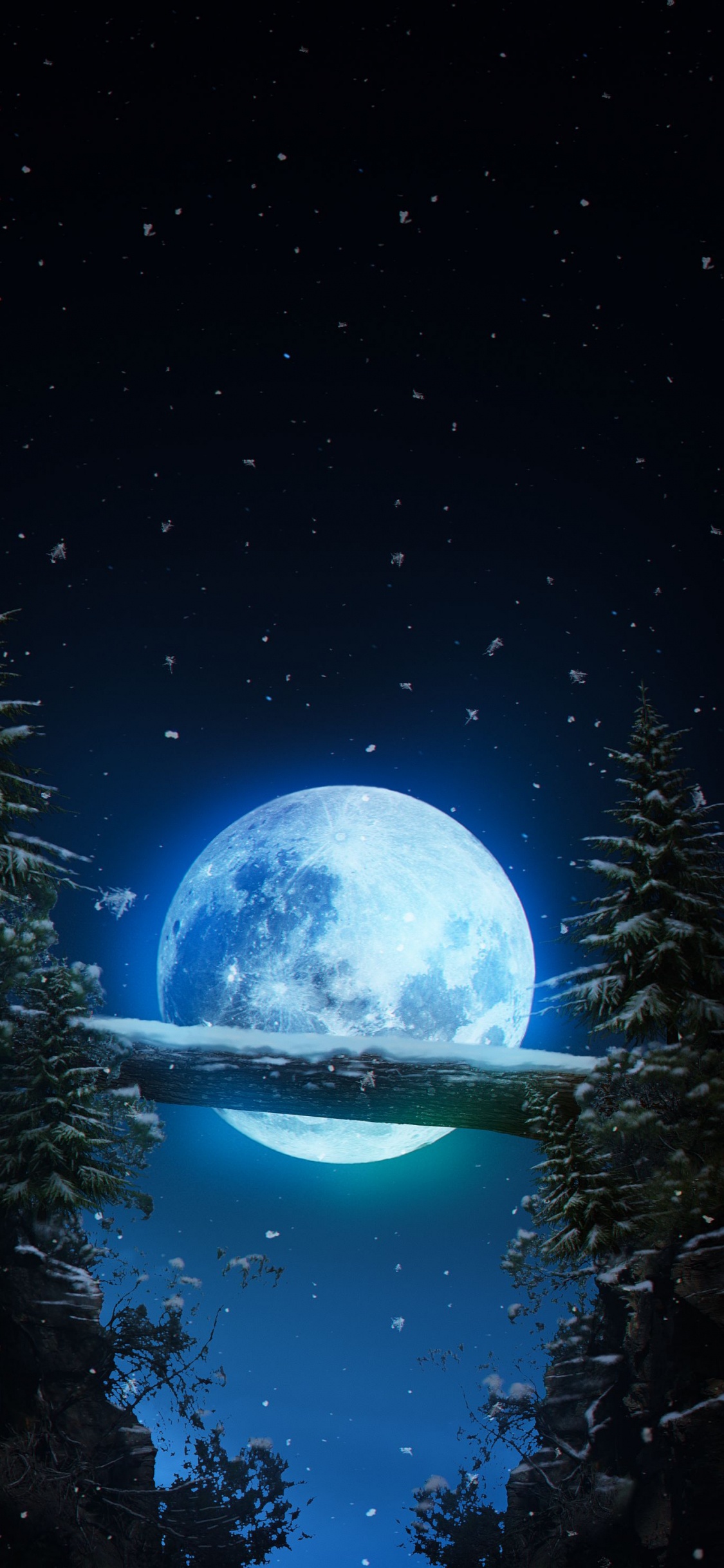 Moon, Earth, Nature, Atmosphere, Space. Wallpaper in 1125x2436 Resolution