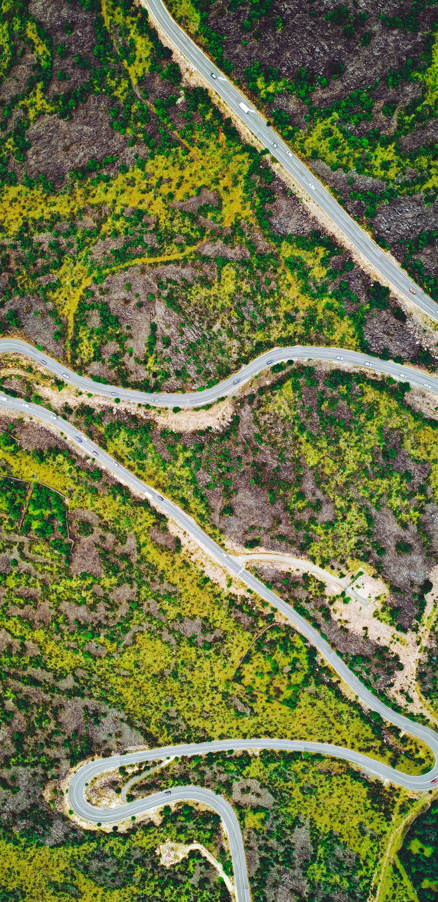 Carretera, la Vía Navegable, Estuario, Calle, Río. Wallpaper in 1440x2960 Resolution
