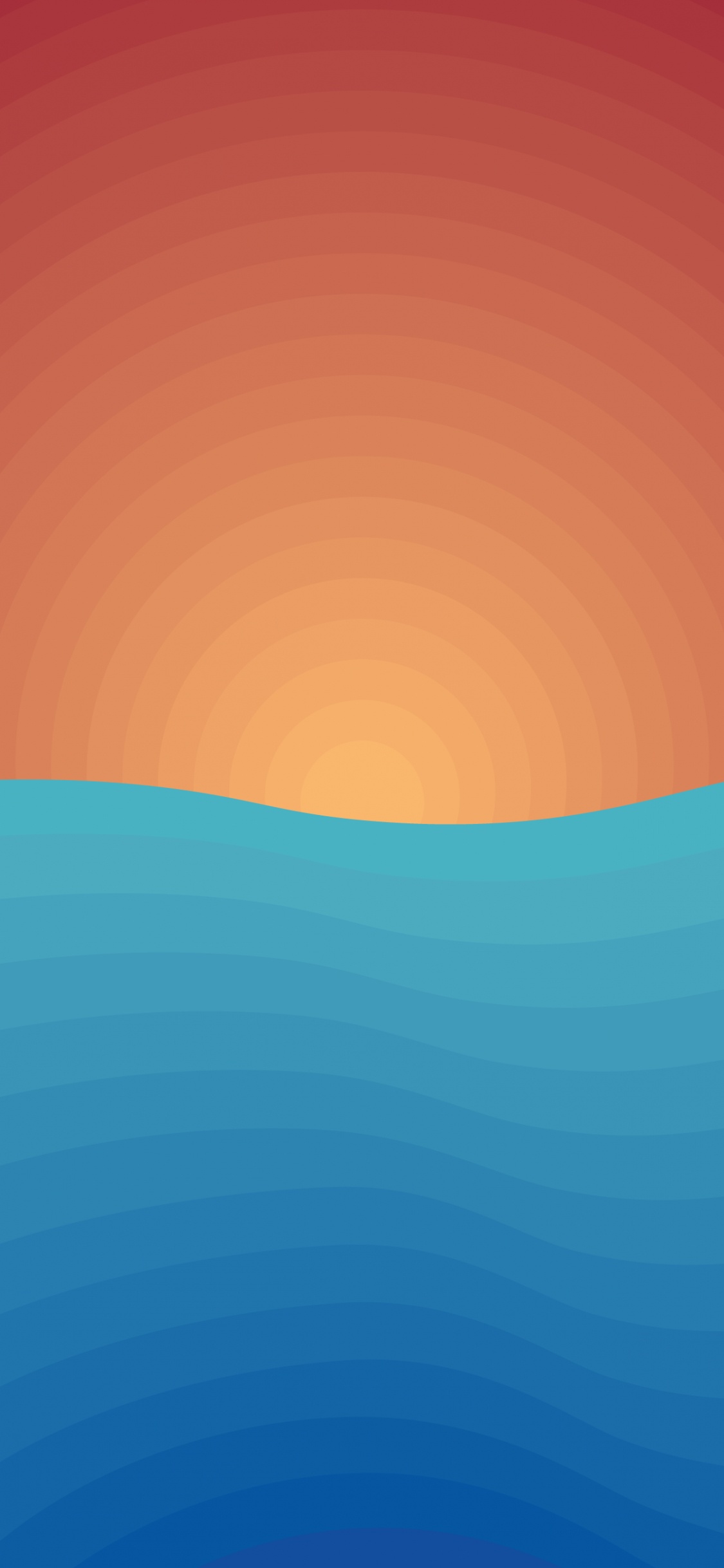 Wasser, Blau, Farbigkeit, Orange, Aqua. Wallpaper in 1125x2436 Resolution