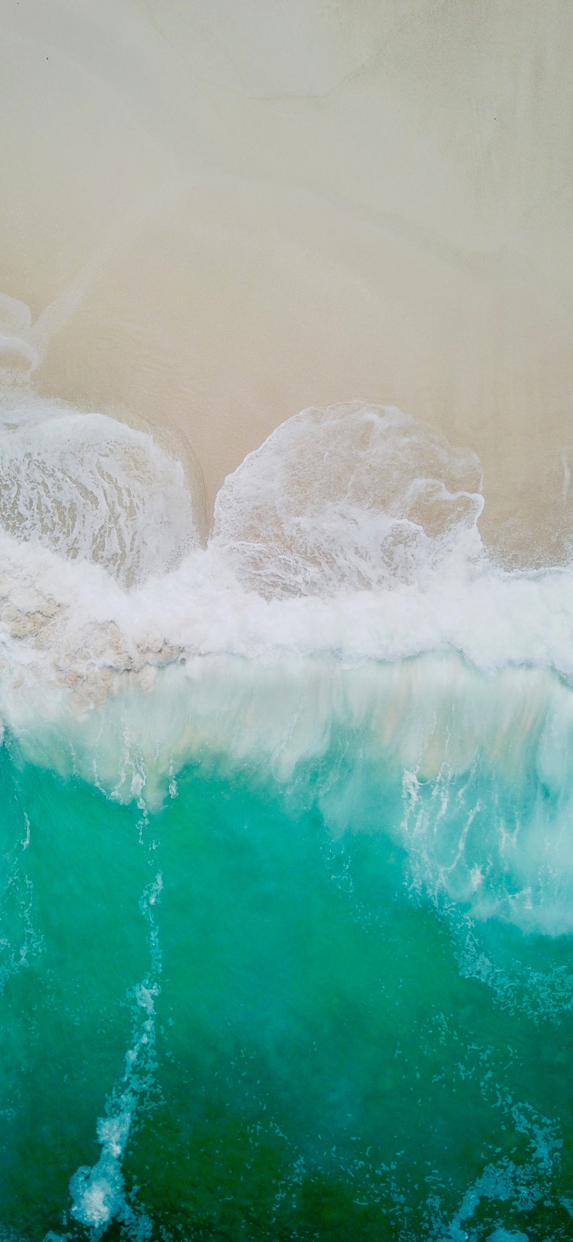 Water, Wave, Turquoise, Wind Wave, Sea. Wallpaper in 1125x2436 Resolution