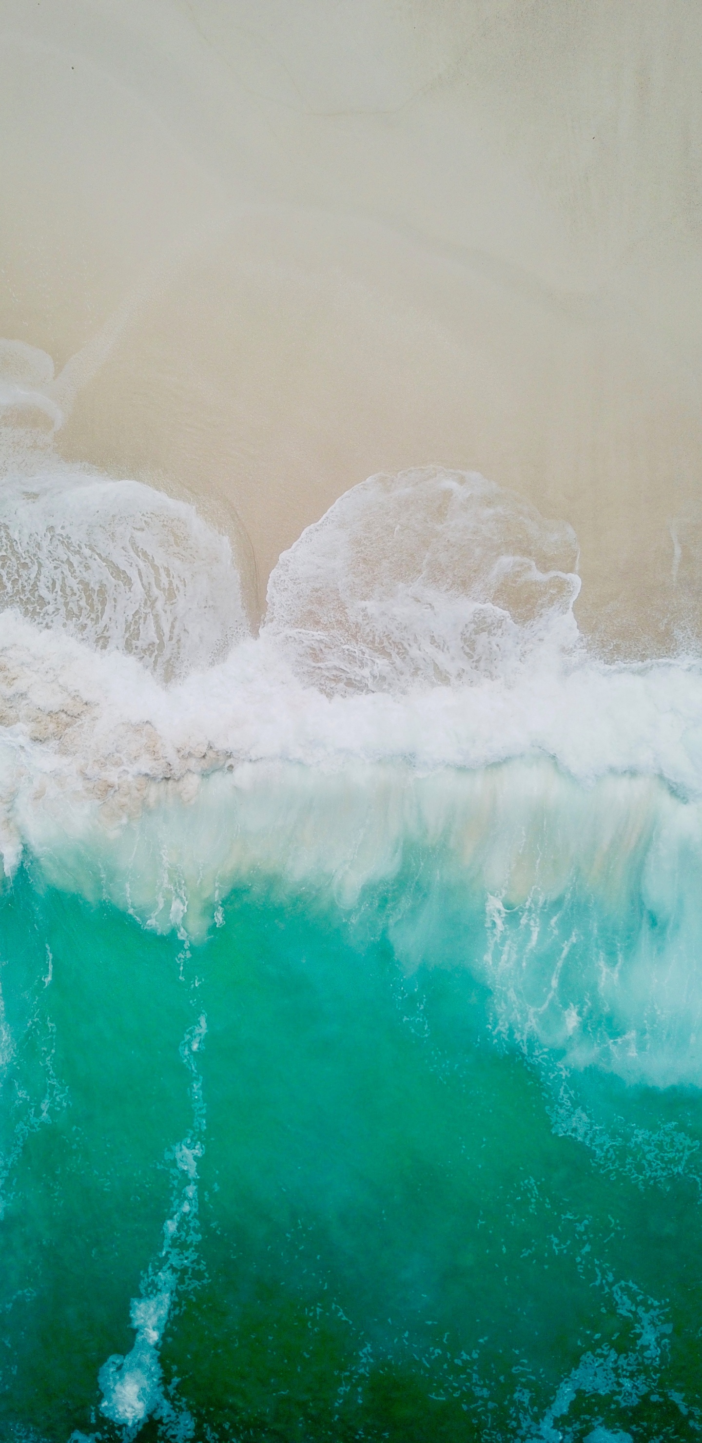 Water, Wave, Turquoise, Wind Wave, Sea. Wallpaper in 1440x2960 Resolution