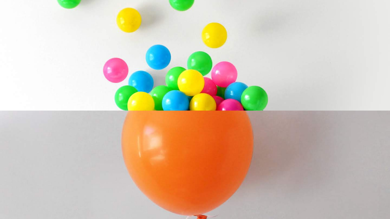 LG, LG G8 ThinQ, Ballon, Android, Lebensmittel. Wallpaper in 1280x720 Resolution