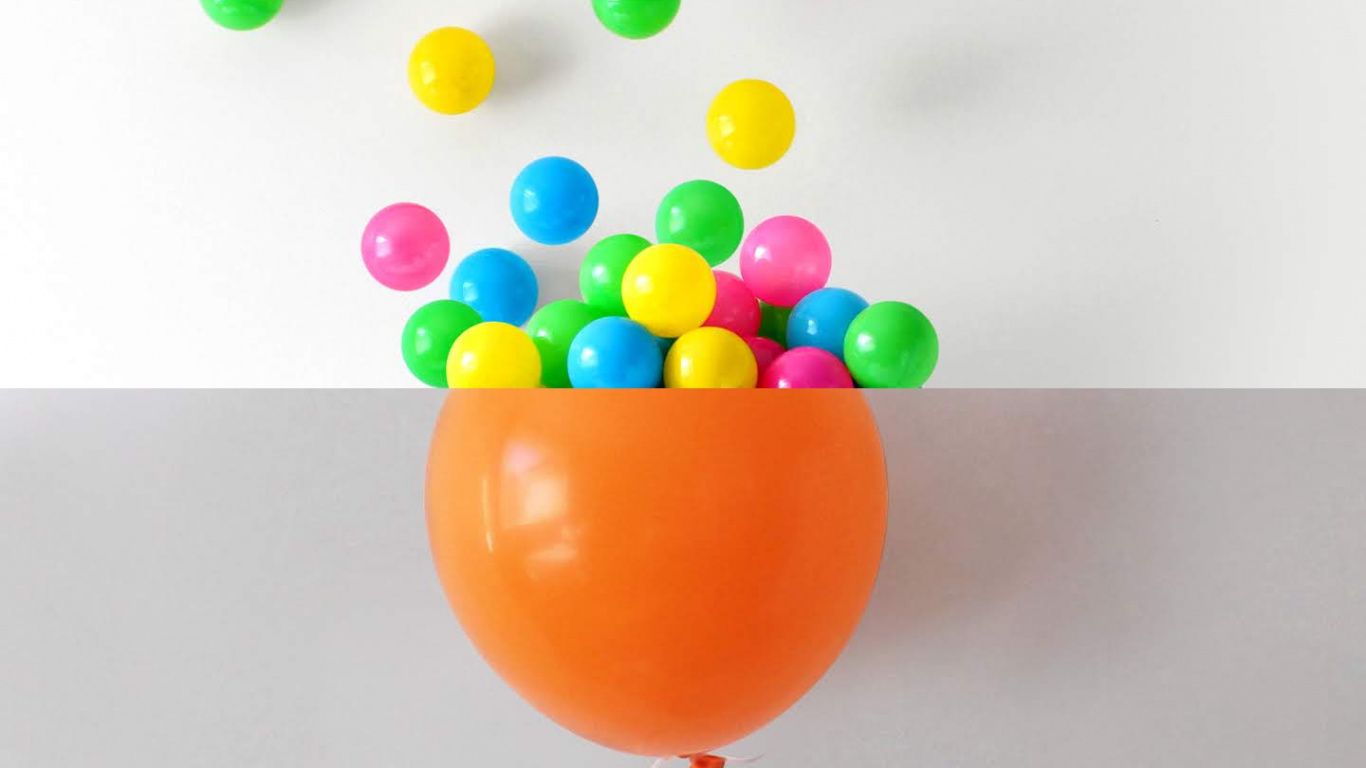 LG, LG G8 ThinQ, Ballon, Android, Lebensmittel. Wallpaper in 1366x768 Resolution