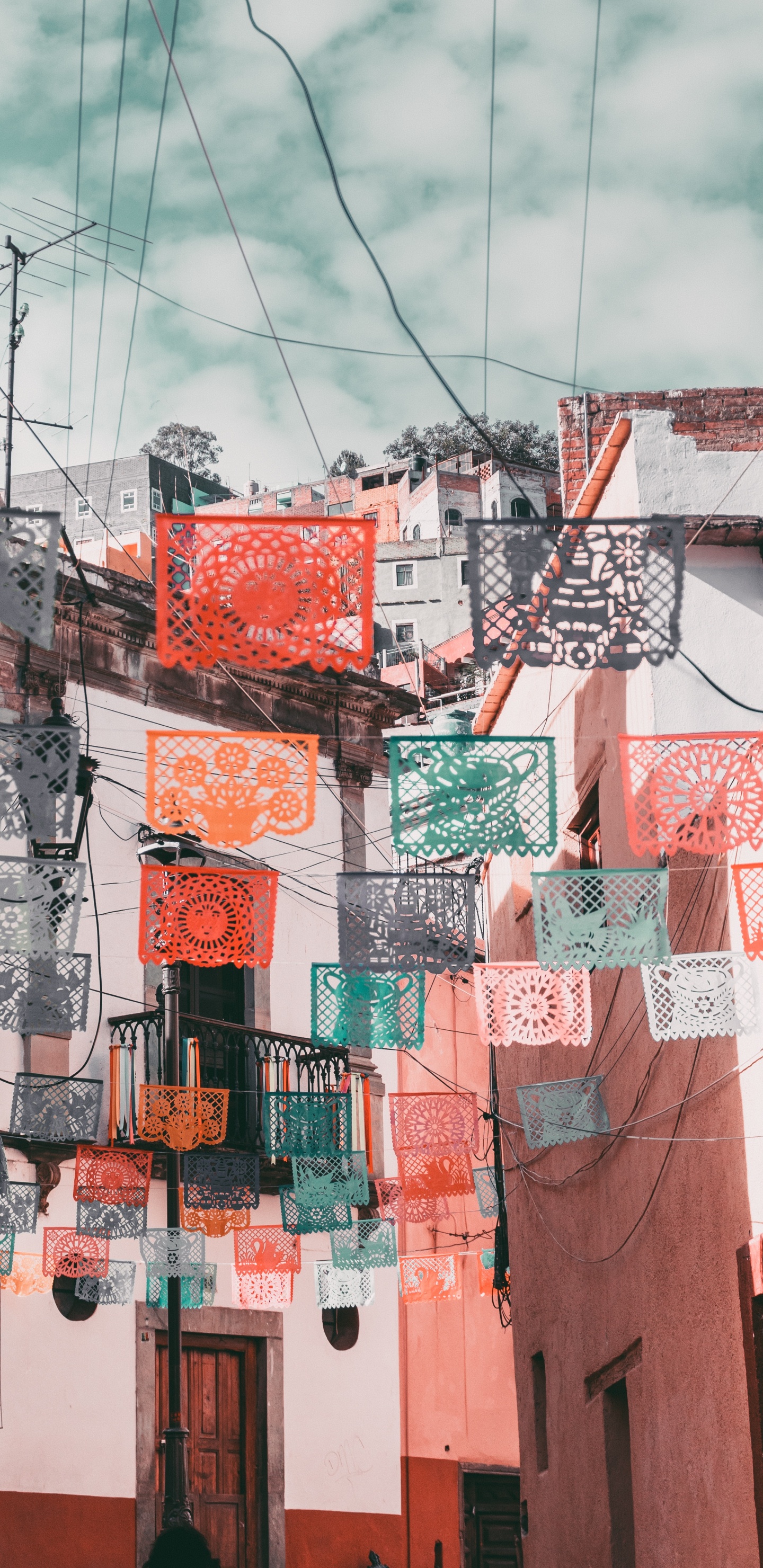 建筑, 红色的, 粉红色, 文本, 正面 壁纸 1440x2960 允许