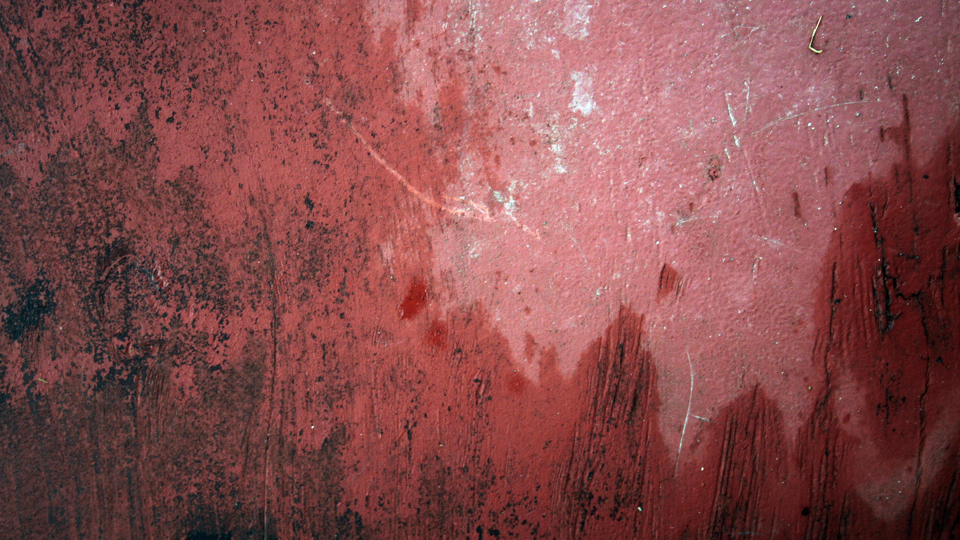 Mur Peint en Bleu et Rouge. Wallpaper in 1366x768 Resolution