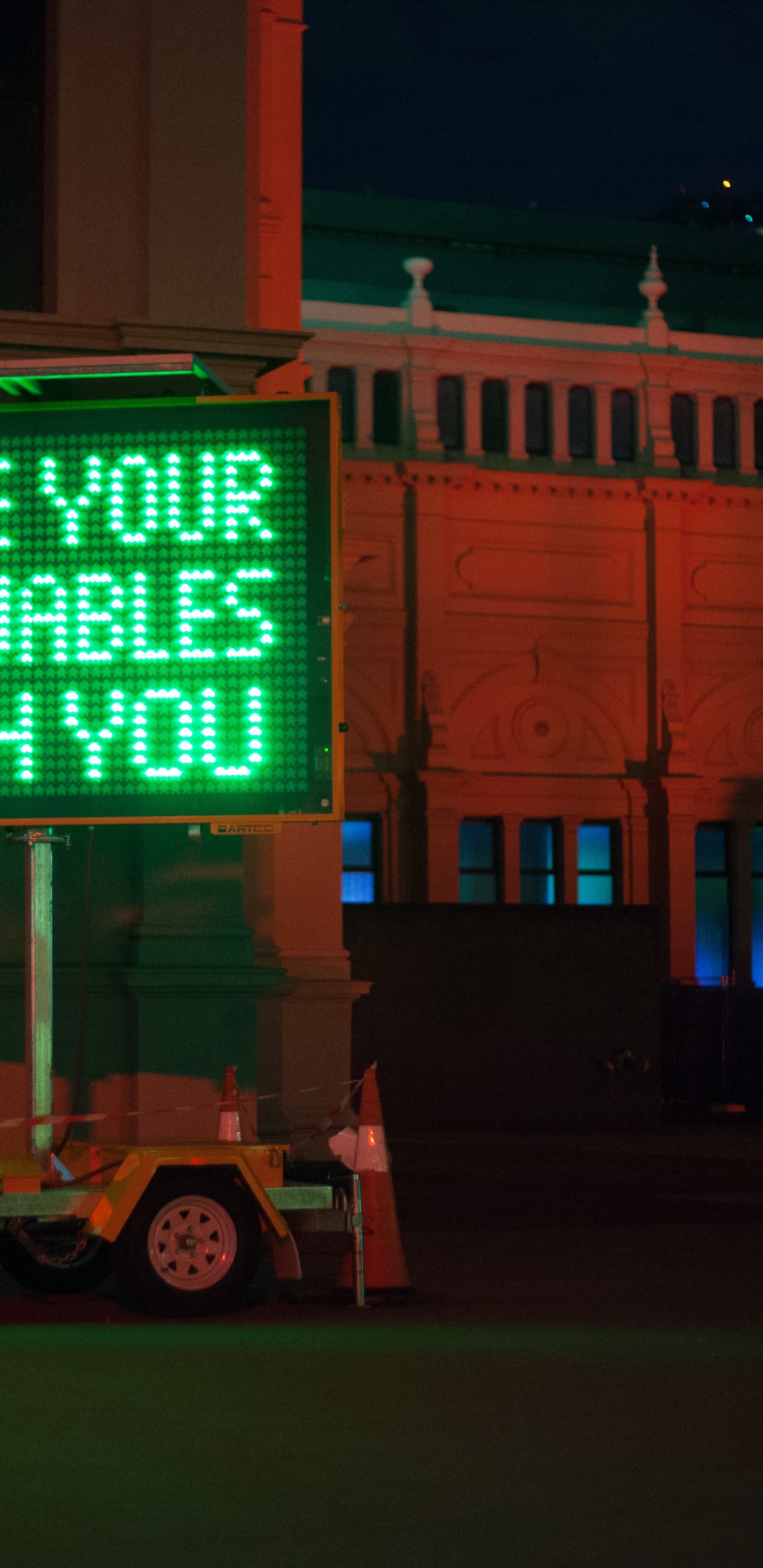 业务, 广播, 标牌, 电子标牌, 红色的 壁纸 1440x2960 允许