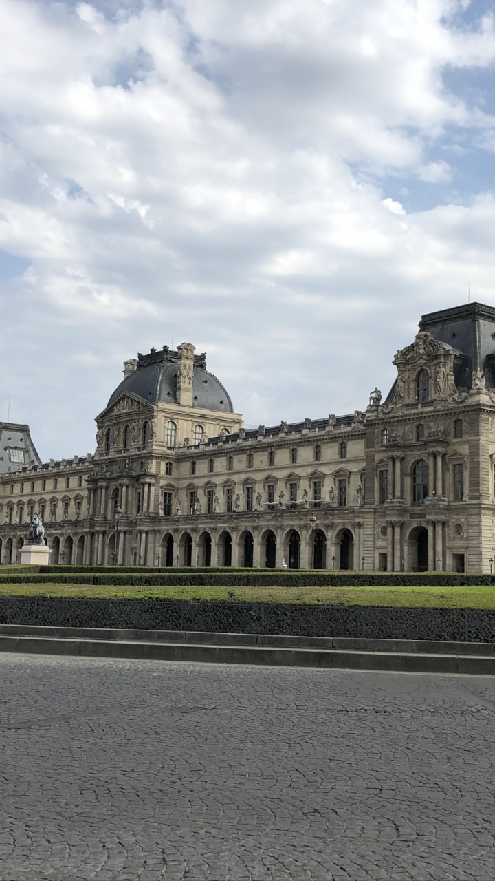 Louvre, Louvre Museum, The Louvre Paris, Painting, Architecture. Wallpaper in 720x1280 Resolution