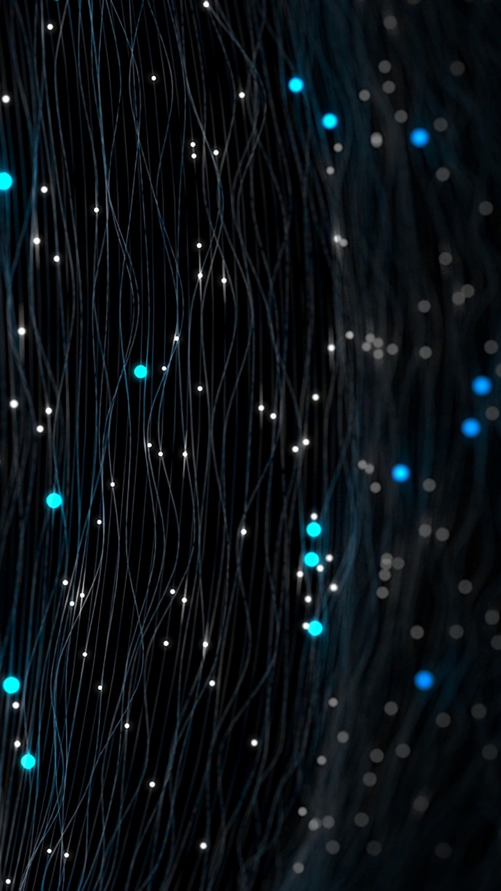 Blaue Und Weiße Lichtstreifen. Wallpaper in 720x1280 Resolution