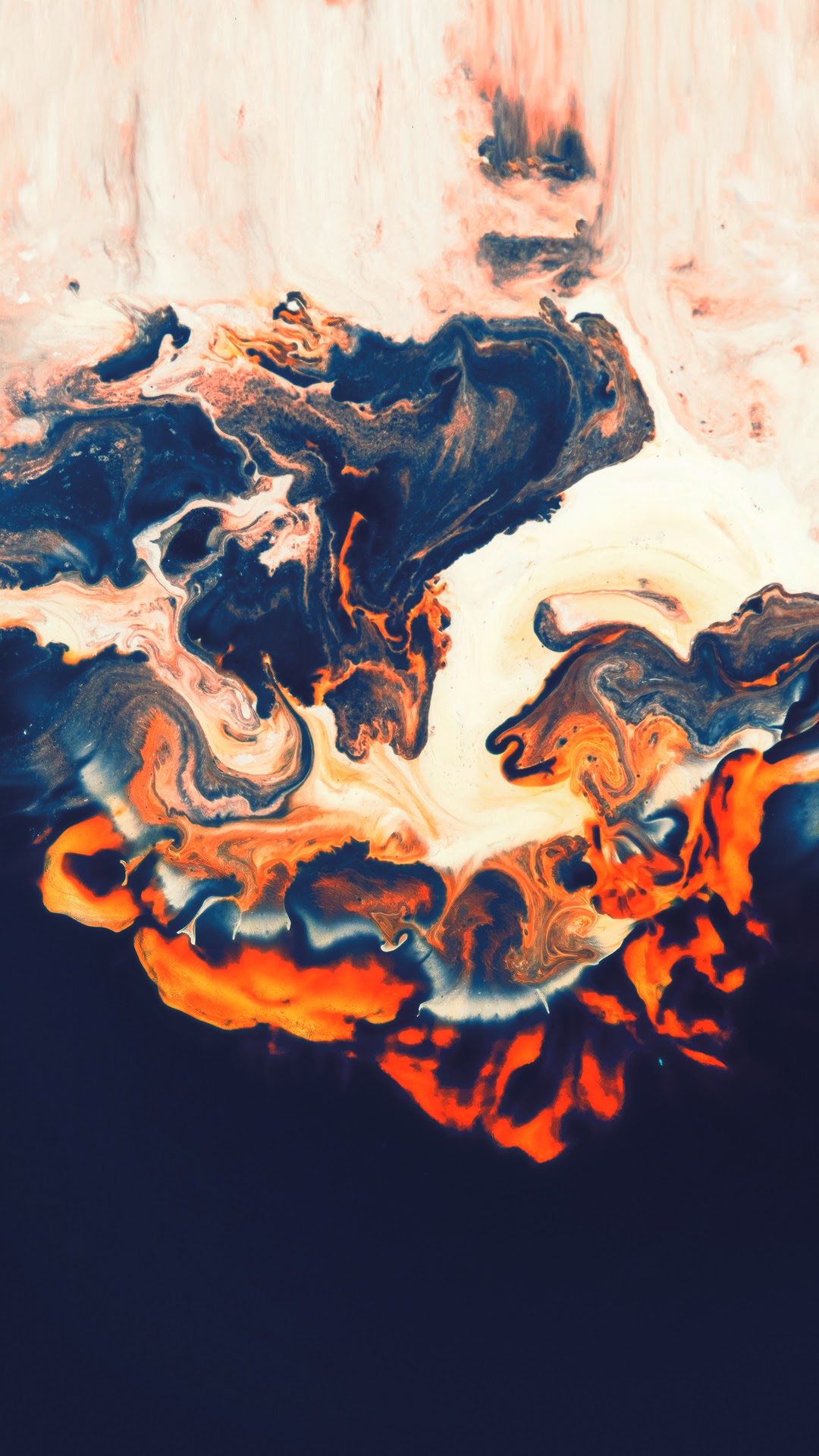 Android, Paranoider Android, Funkkopf, Orange, Kunst. Wallpaper in 1080x1920 Resolution