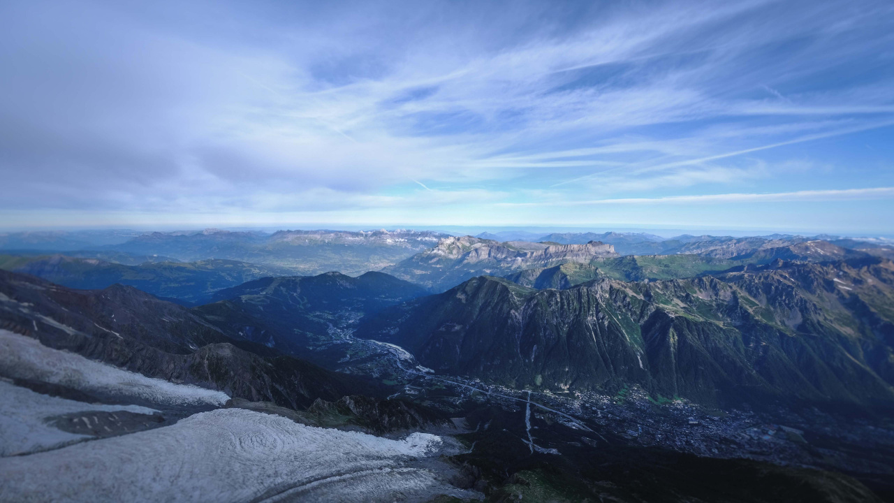 Cloud, Atmosphere, Mountain, Highland, Natural Landscape. Wallpaper in 1280x720 Resolution
