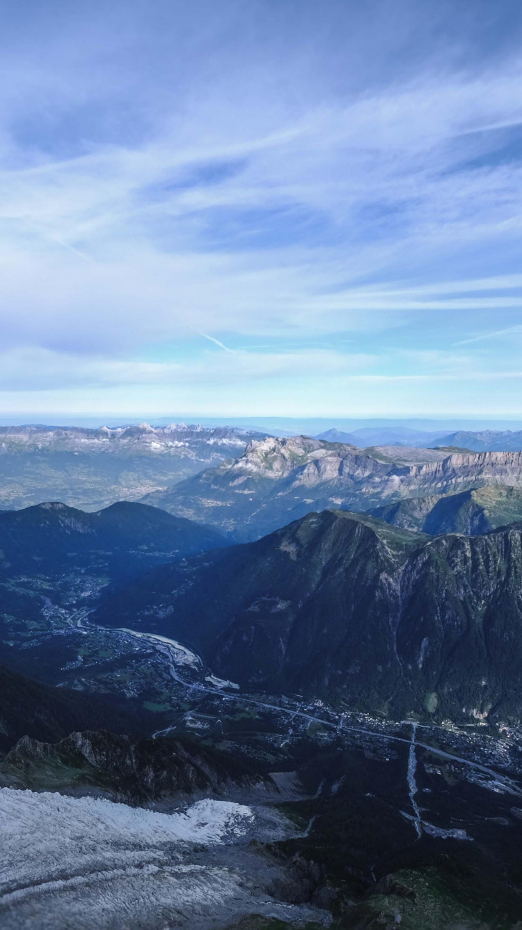 Cloud, Atmosphere, Mountain, Highland, Natural Landscape. Wallpaper in 750x1334 Resolution