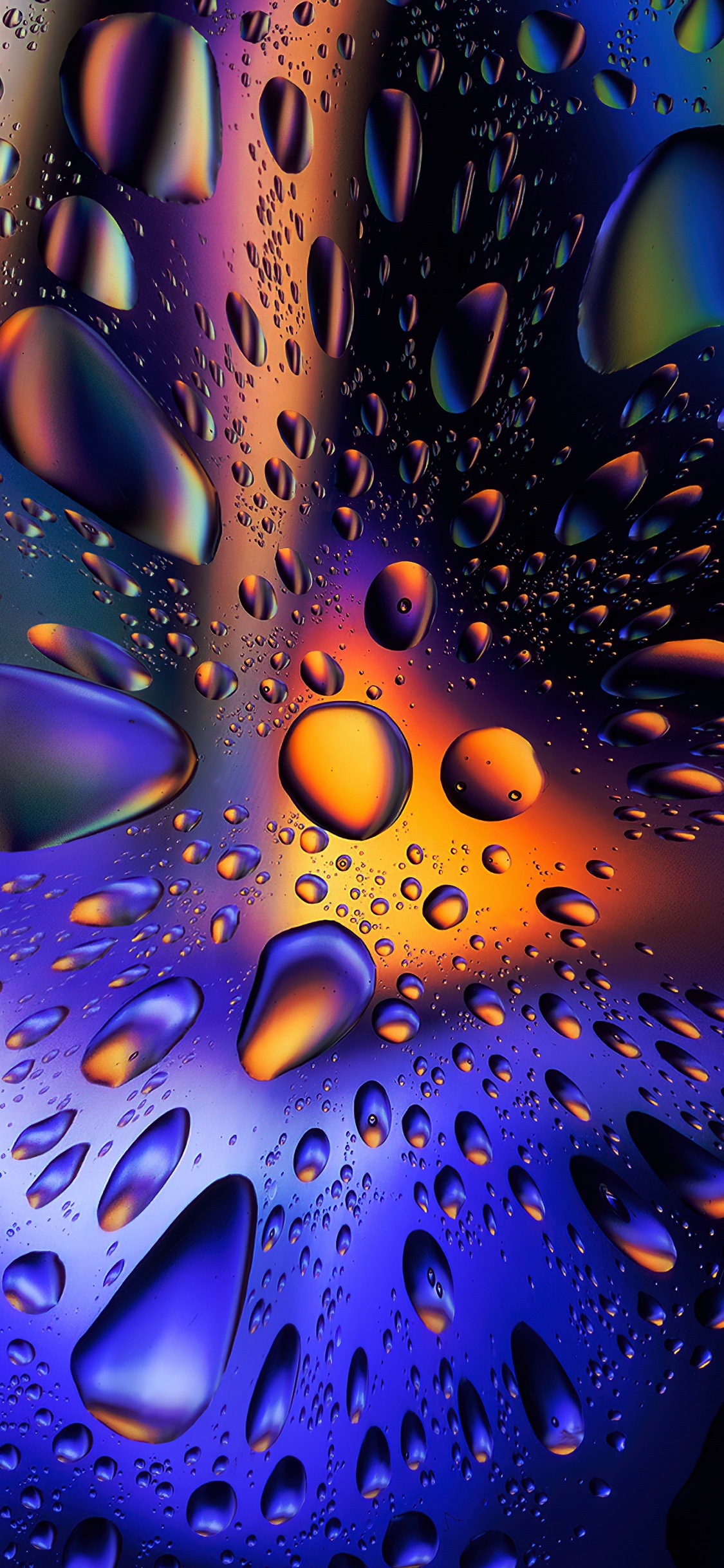 Arte Fractal, Arte, Agua, Luz, Azul. Wallpaper in 1125x2436 Resolution