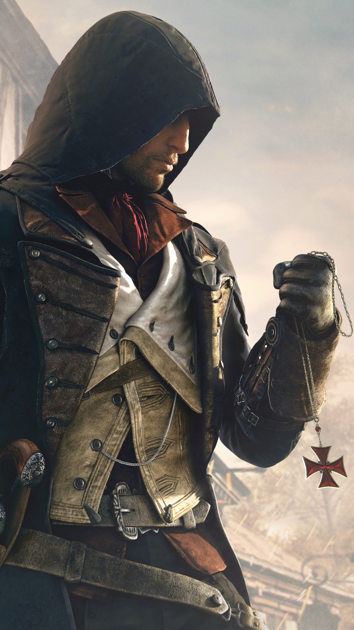 Assassins Creed Unity, Assassins Creed Syndicat, Arno Dorian, Ubisoft, Jeu Pc. Wallpaper in 720x1280 Resolution