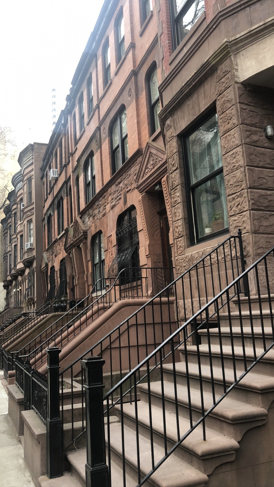 纽约市, 里程碑, 楼梯, 窗口, 街区 壁纸 1080x1920 允许