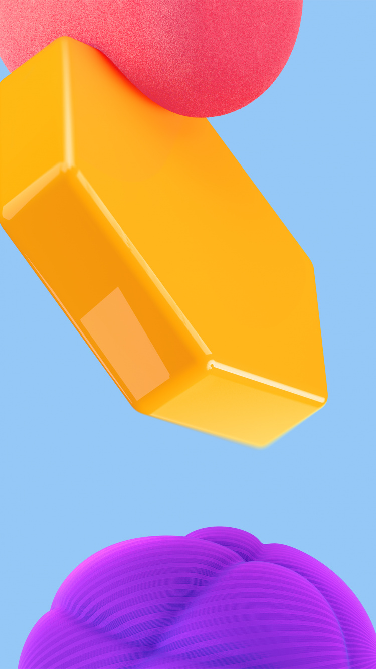 Smartphone, Fhd, Blue, Gesture, Red. Wallpaper in 750x1334 Resolution