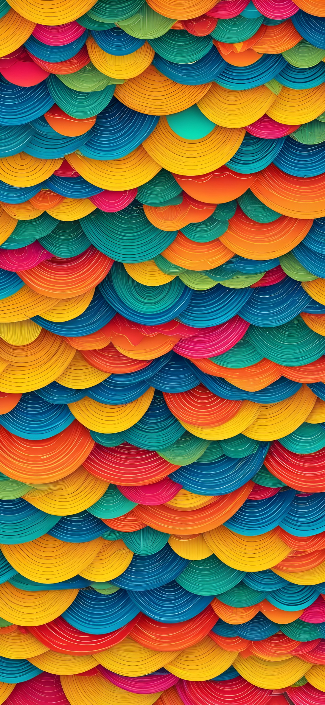 Artes Visuales, Arte, Verde, Naturaleza, Naranja. Wallpaper in 1125x2436 Resolution