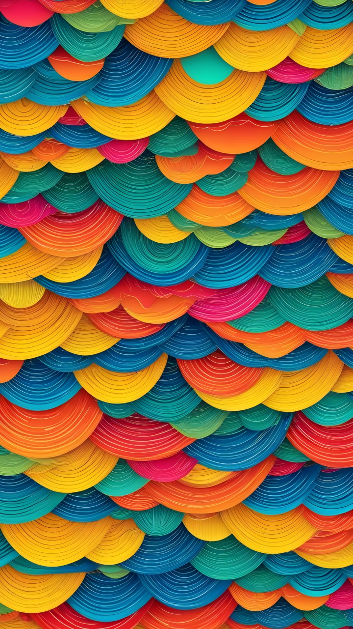 Arts Visuels, Art, Green, Nature, Orange. Wallpaper in 720x1280 Resolution