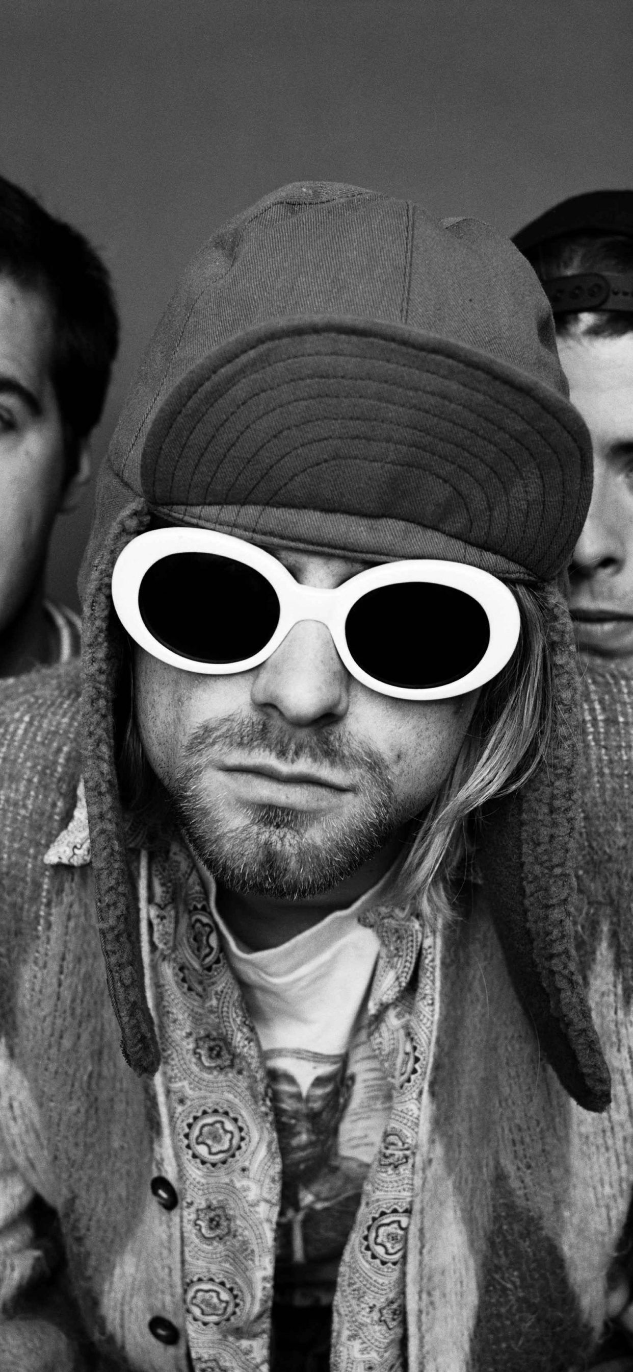 Nirvana, Fraîcheur, Lunettes, Soins de la Vision, Noir et Blanc. Wallpaper in 1242x2688 Resolution