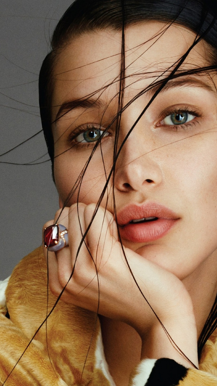 Harpers Bazaar, Model, Nose, Cheek, Lip. Wallpaper in 750x1334 Resolution