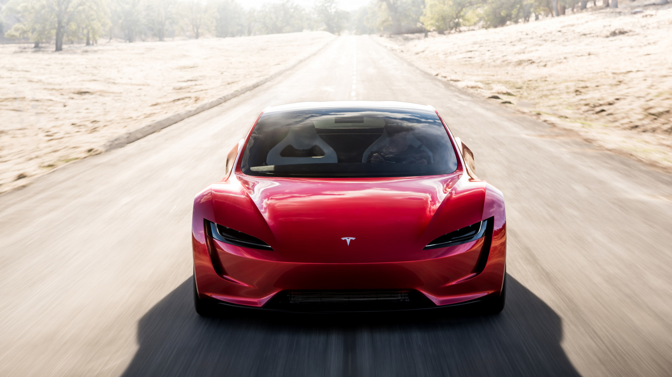 Ferrari Rouge 458 Italia Sur Route Pendant la Journée. Wallpaper in 1366x768 Resolution