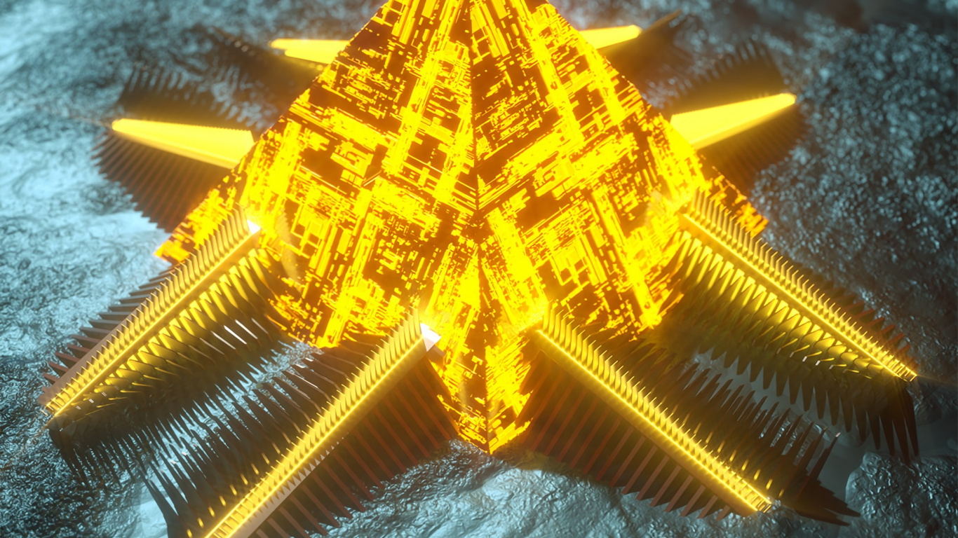 Yellow and White Light Fixture. Wallpaper in 1366x768 Resolution