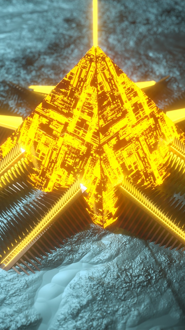 Yellow and White Light Fixture. Wallpaper in 720x1280 Resolution