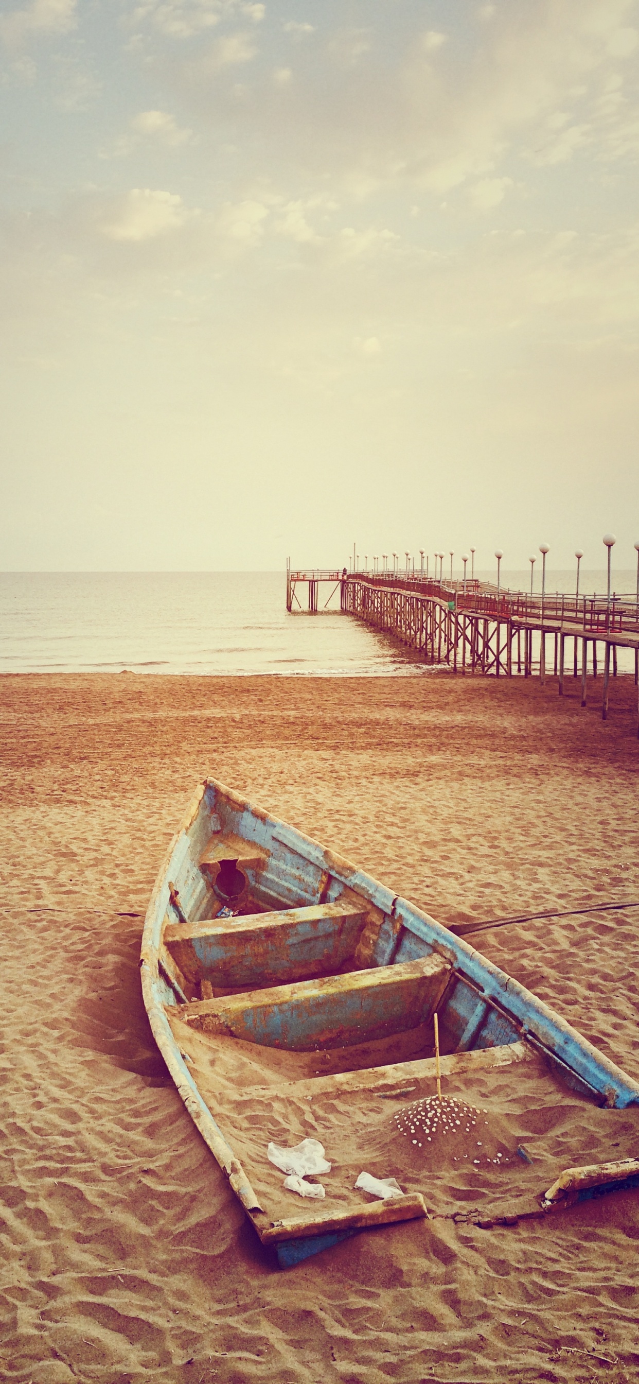 Water, Boat, Wood, Watercraft, Beach. Wallpaper in 1242x2688 Resolution