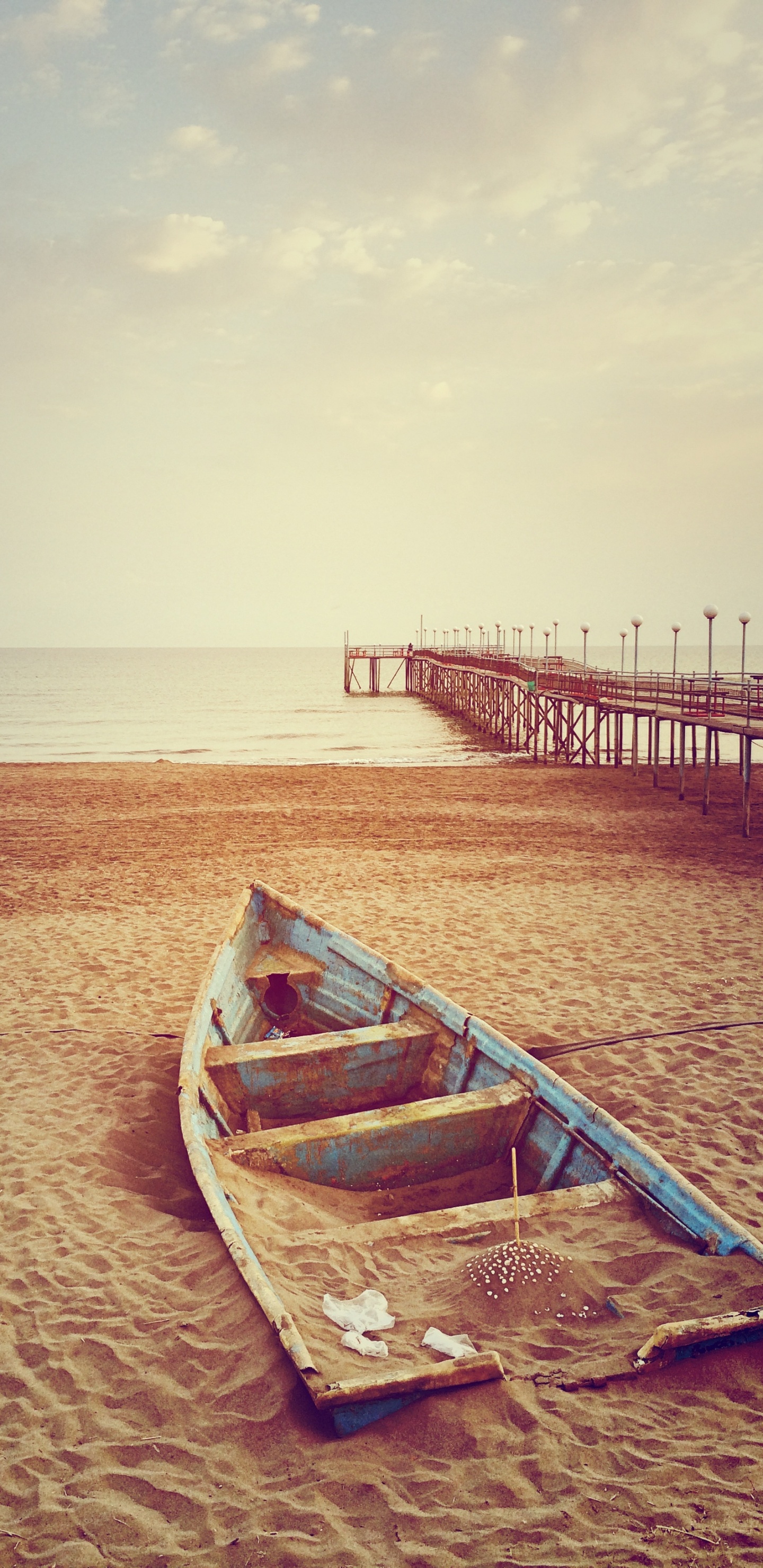 Water, Boat, Wood, Watercraft, Beach. Wallpaper in 1440x2960 Resolution