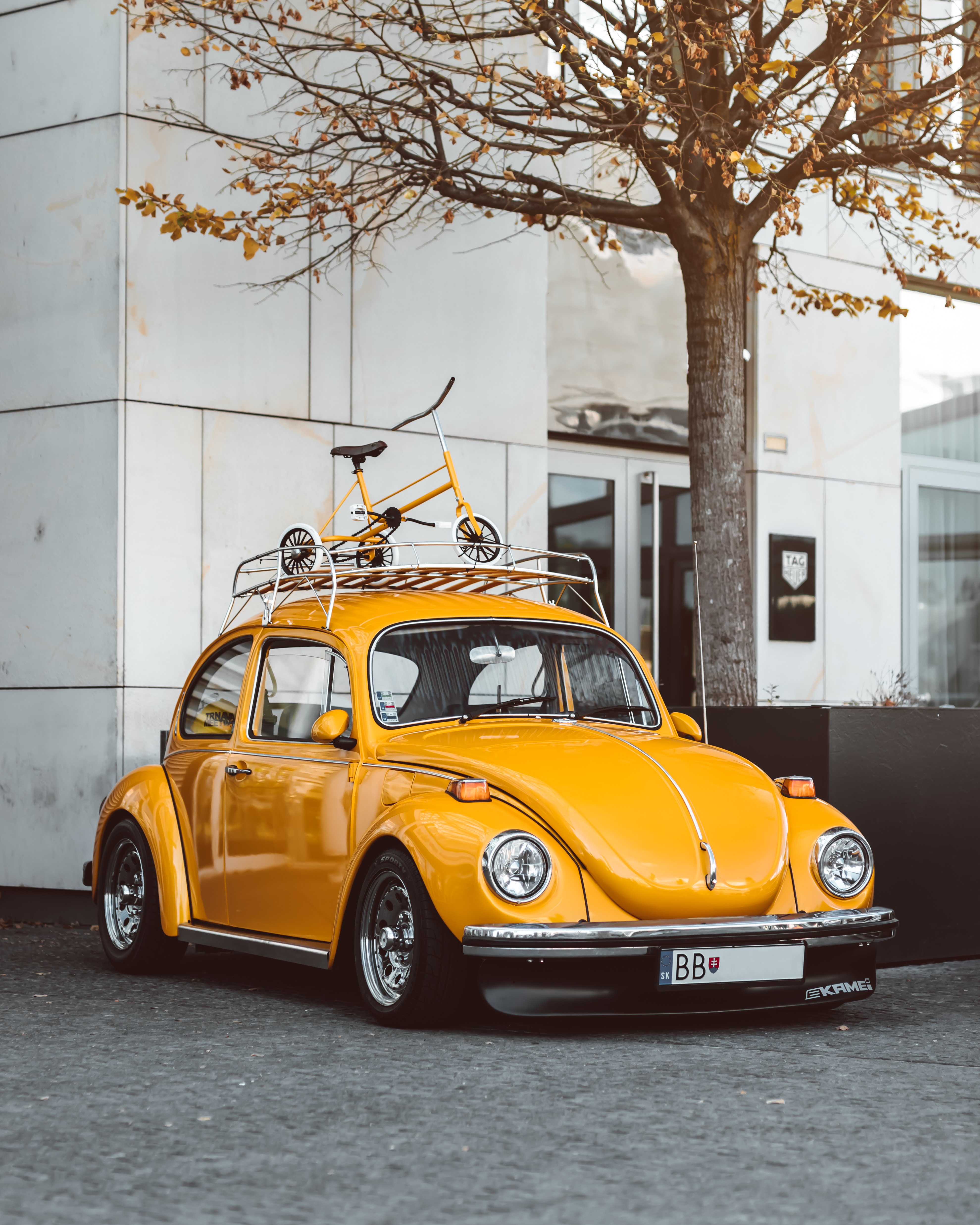 Vintage Beetle Car Wallpaper