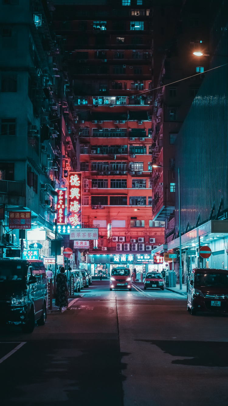 Street Light, Street, Gebäude, Car, Automotive Lighting. Wallpaper in 750x1334 Resolution