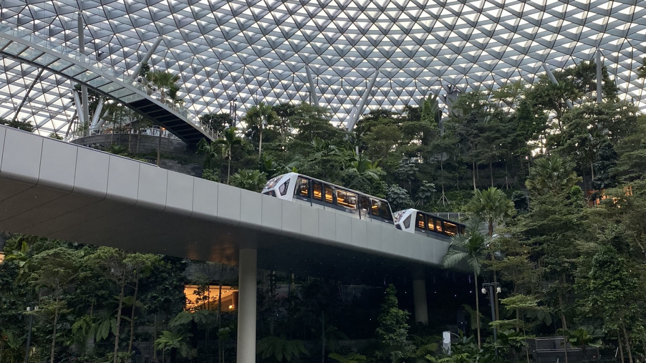 Singapore, Landmark, Faade, Daylighting, Fixture. Wallpaper in 1280x720 Resolution