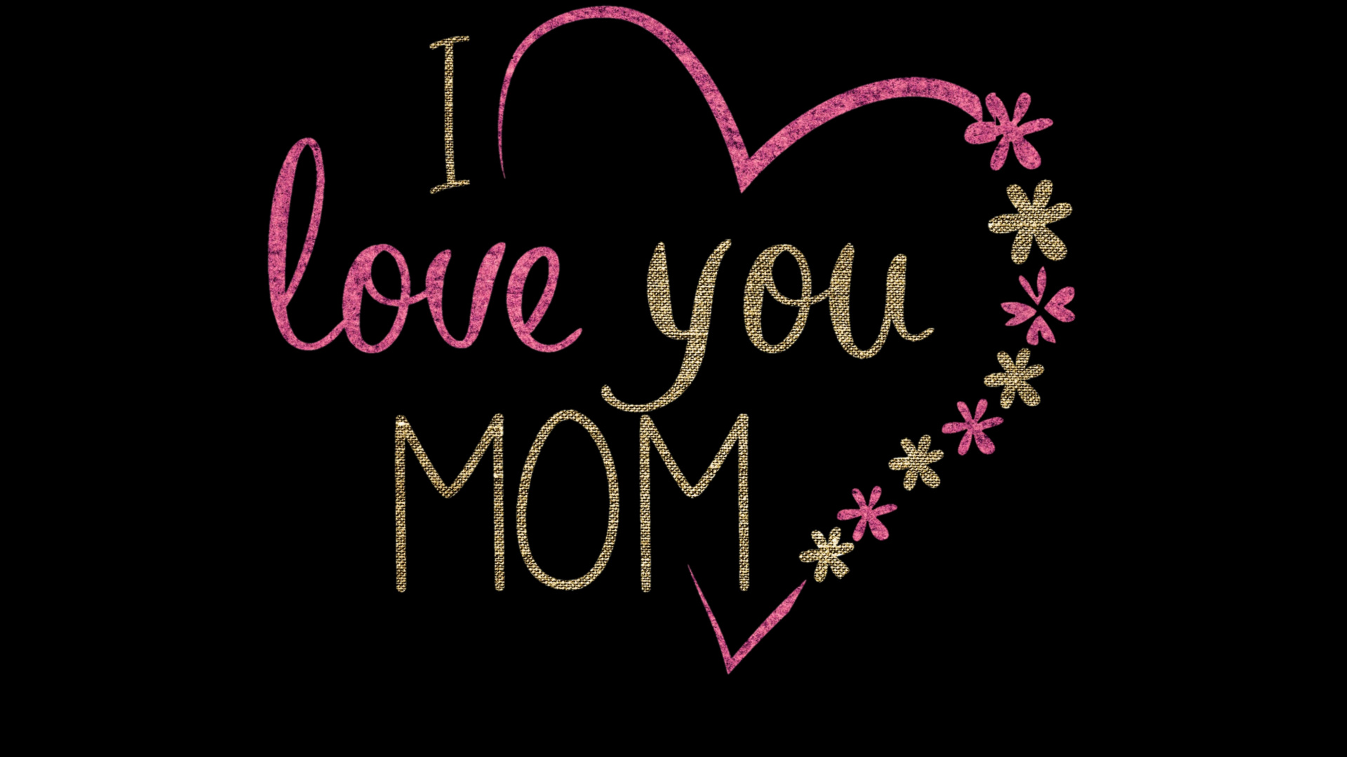 Liebe, Text, Herzen, Pink, Valentines Tag. Wallpaper in 1920x1080 Resolution