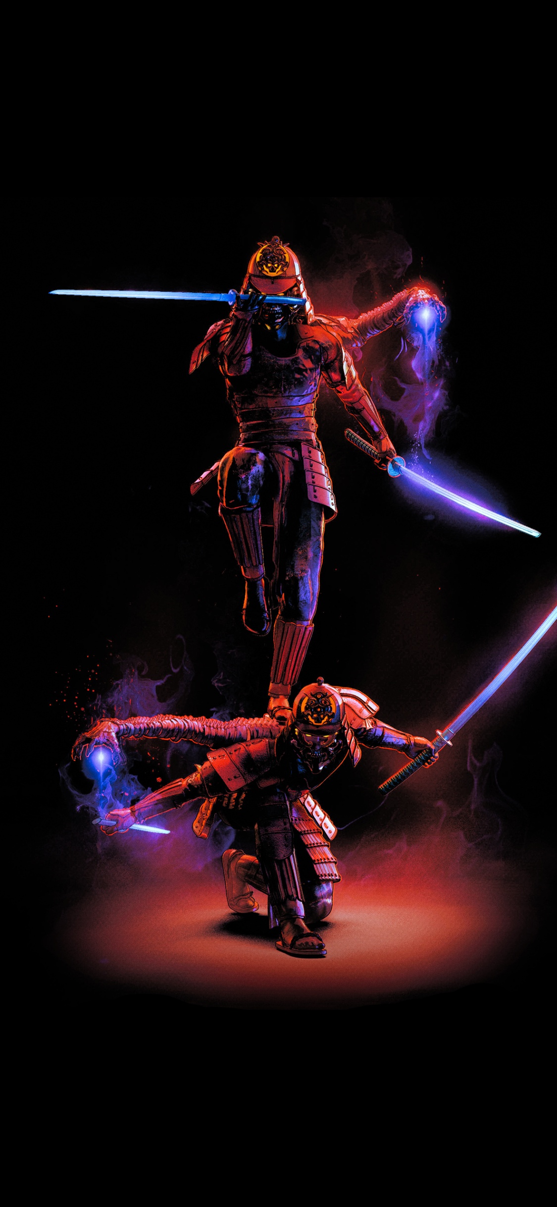 Samurai, El Modelado en 3d, Animación, Gráficos, la Ficción. Wallpaper in 1125x2436 Resolution