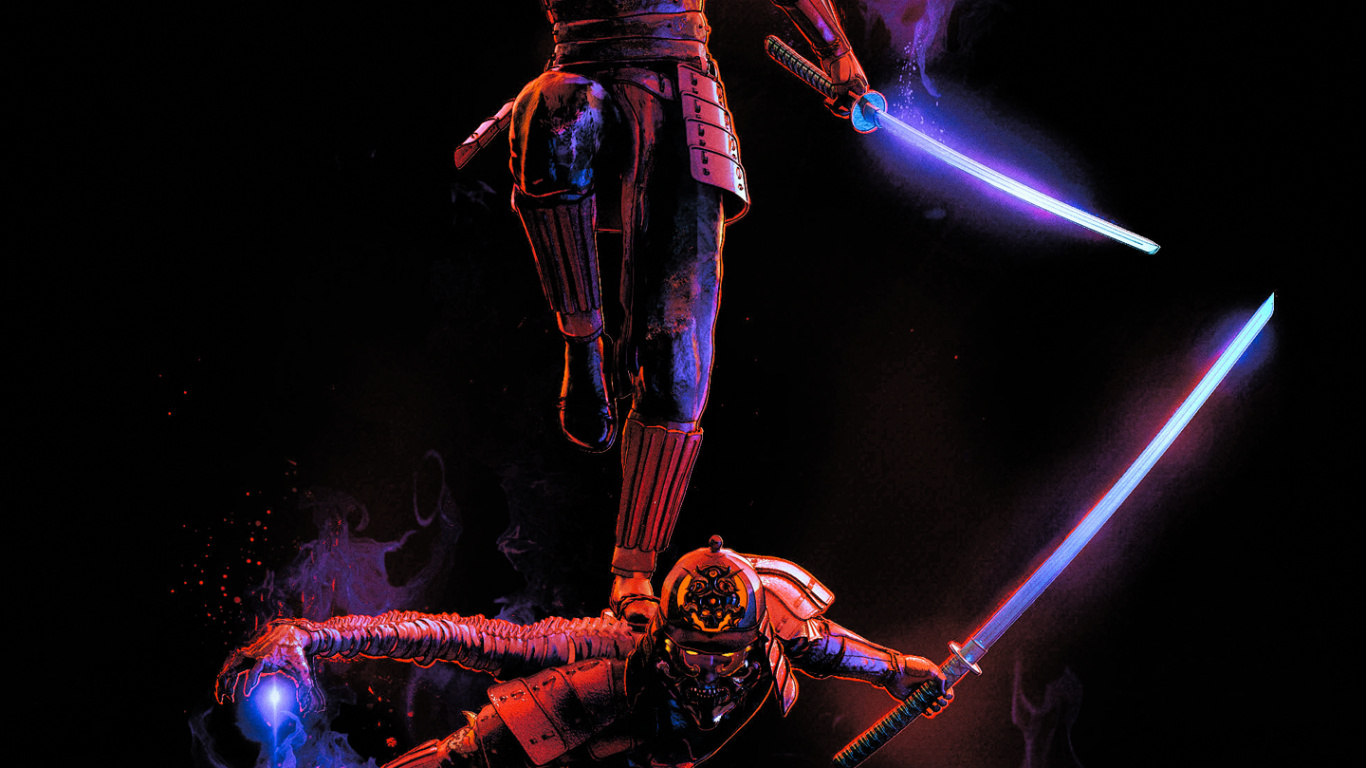 Samurai, El Modelado en 3d, Animación, Gráficos, la Ficción. Wallpaper in 1366x768 Resolution