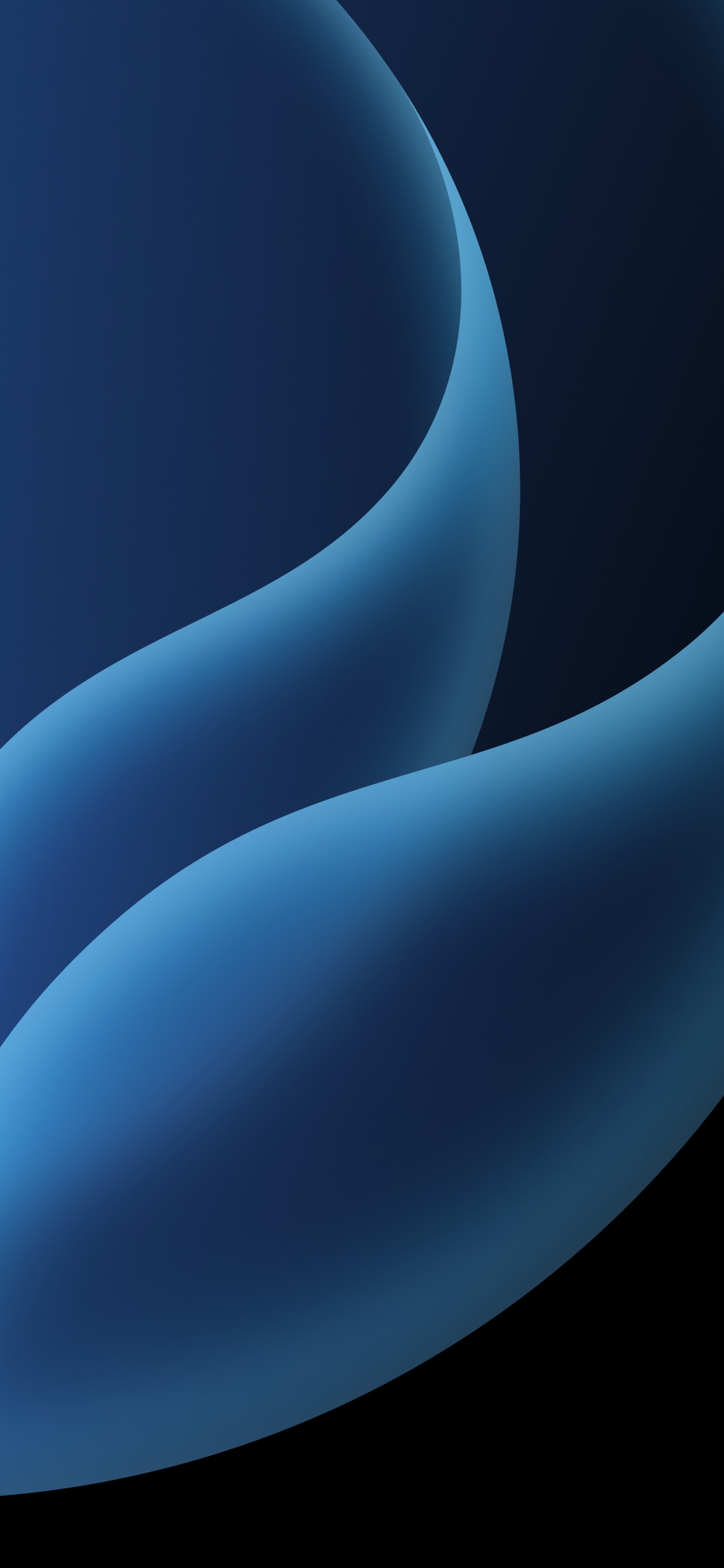 Ambiente, Ios, Abstracción, Manzana, Azure. Wallpaper in 1125x2436 Resolution